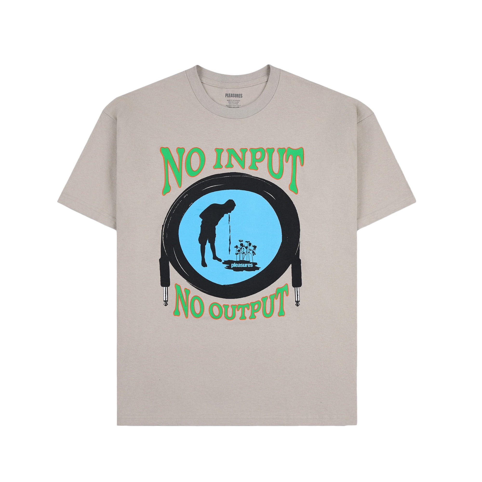 Pleasures Input T-Shirt 'Tan'