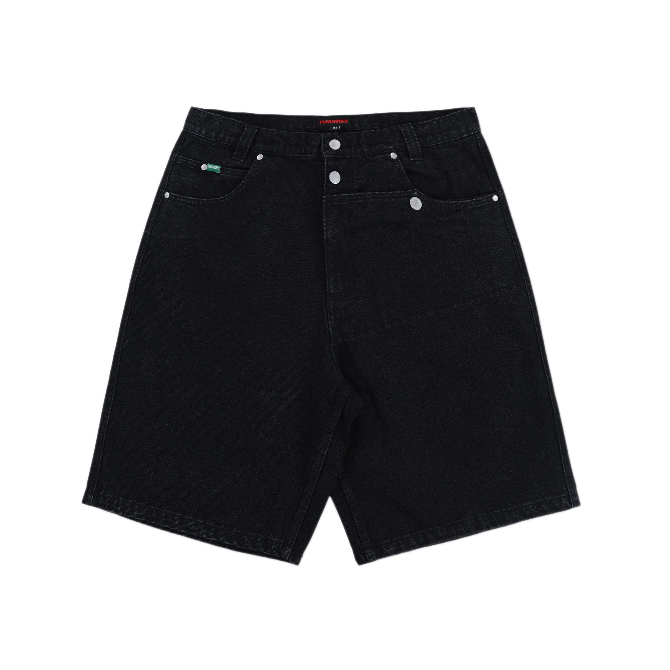 Pleasures Collision Jorts 'Black'