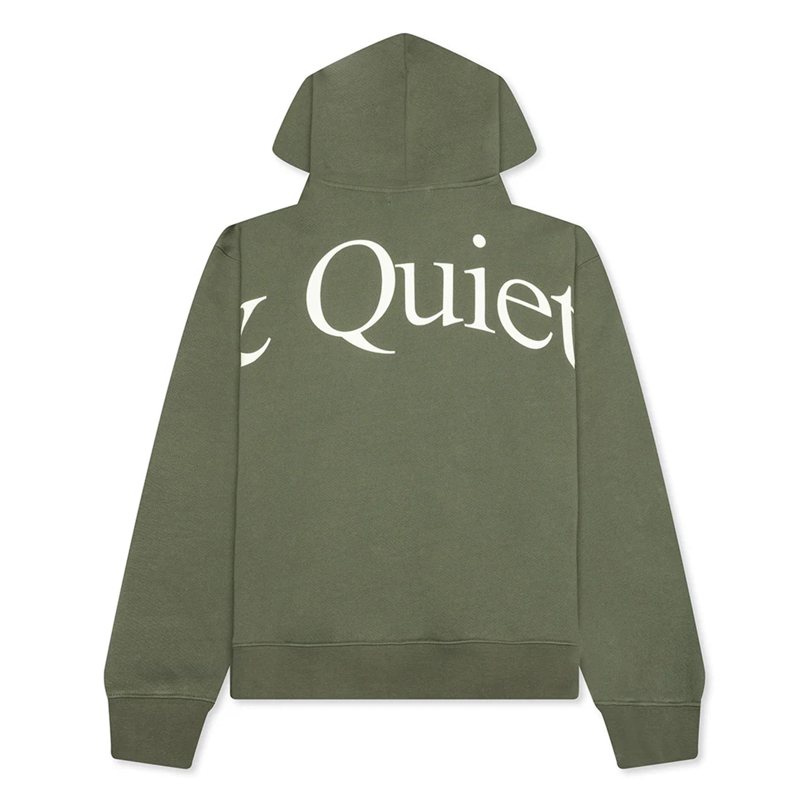 Museum Of Peace And Quiet Jumbo Wordmark Hoodie 'Olive'