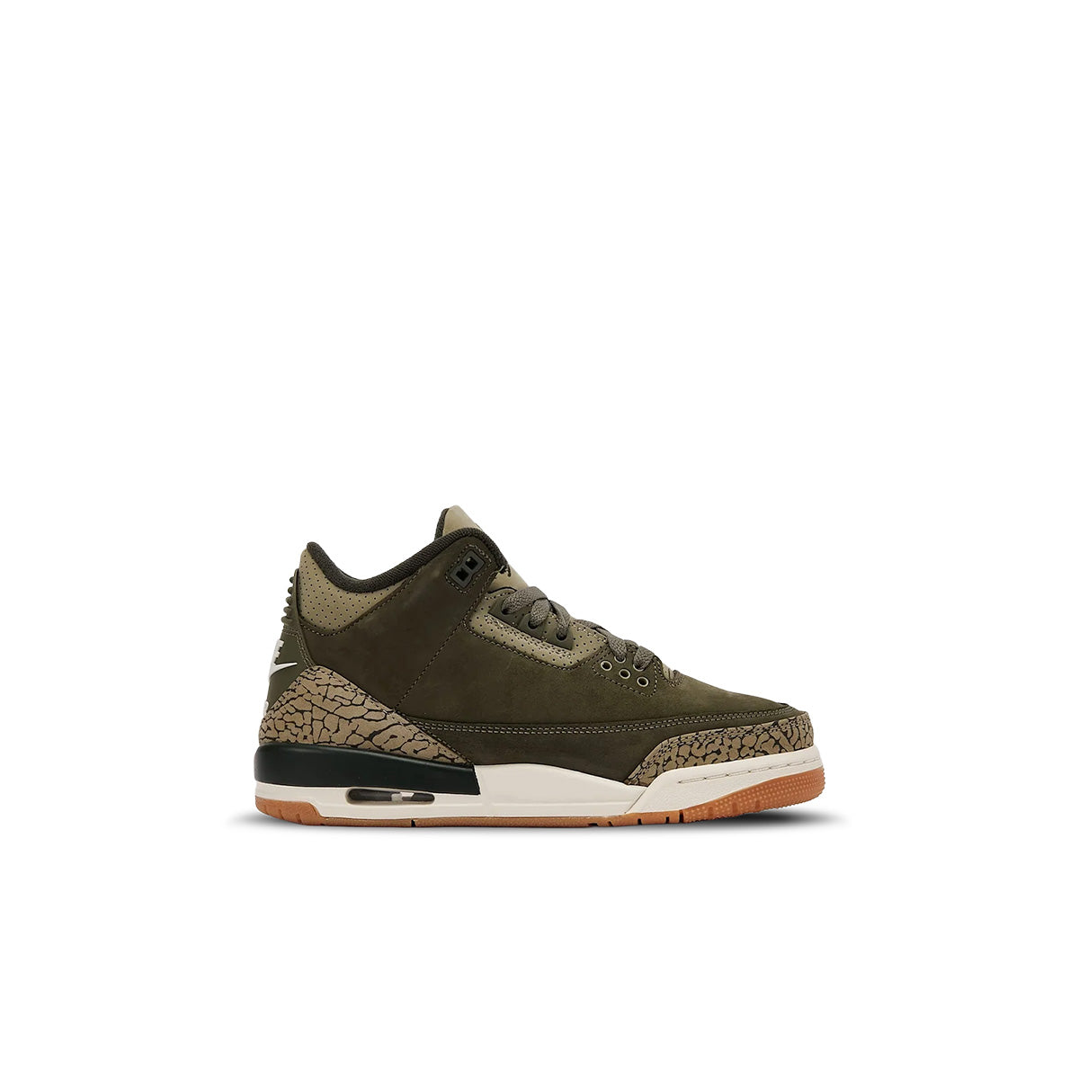 Youth Air Jordan 3 Retro 'Medium Olive/Sequoia'