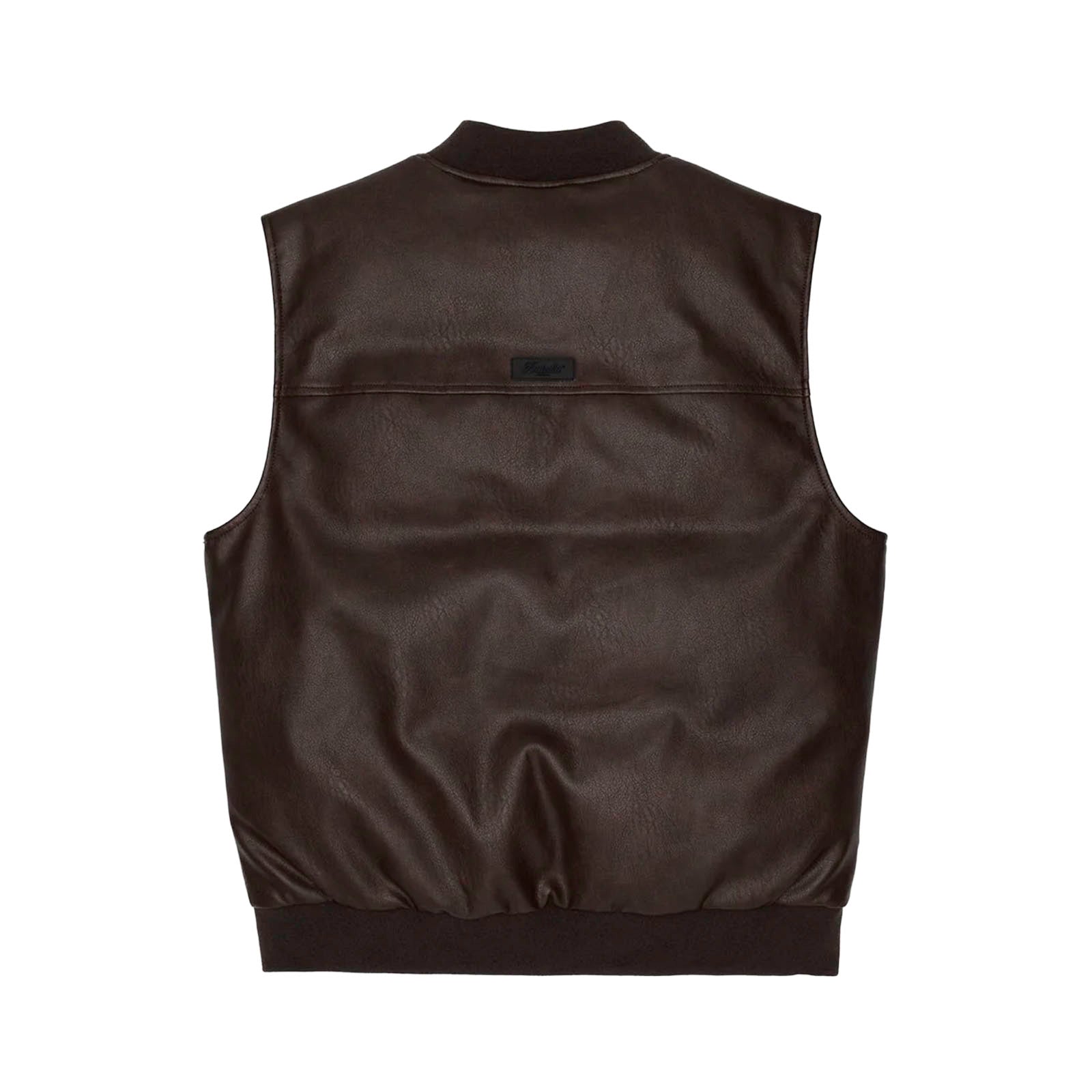 Kuwalla Tee Vegan Leather Vest 'Brown'