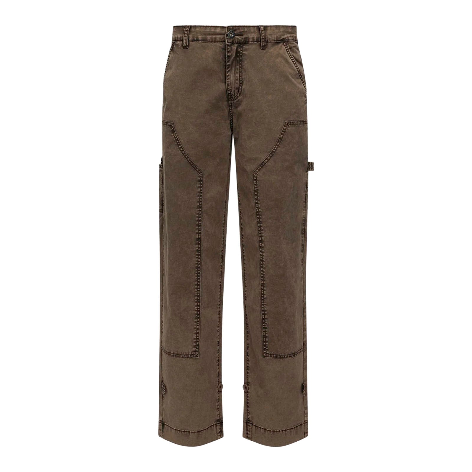 Kuwalla Tee Bella Low Rise Carpenter Pants 'Bleached Rust'