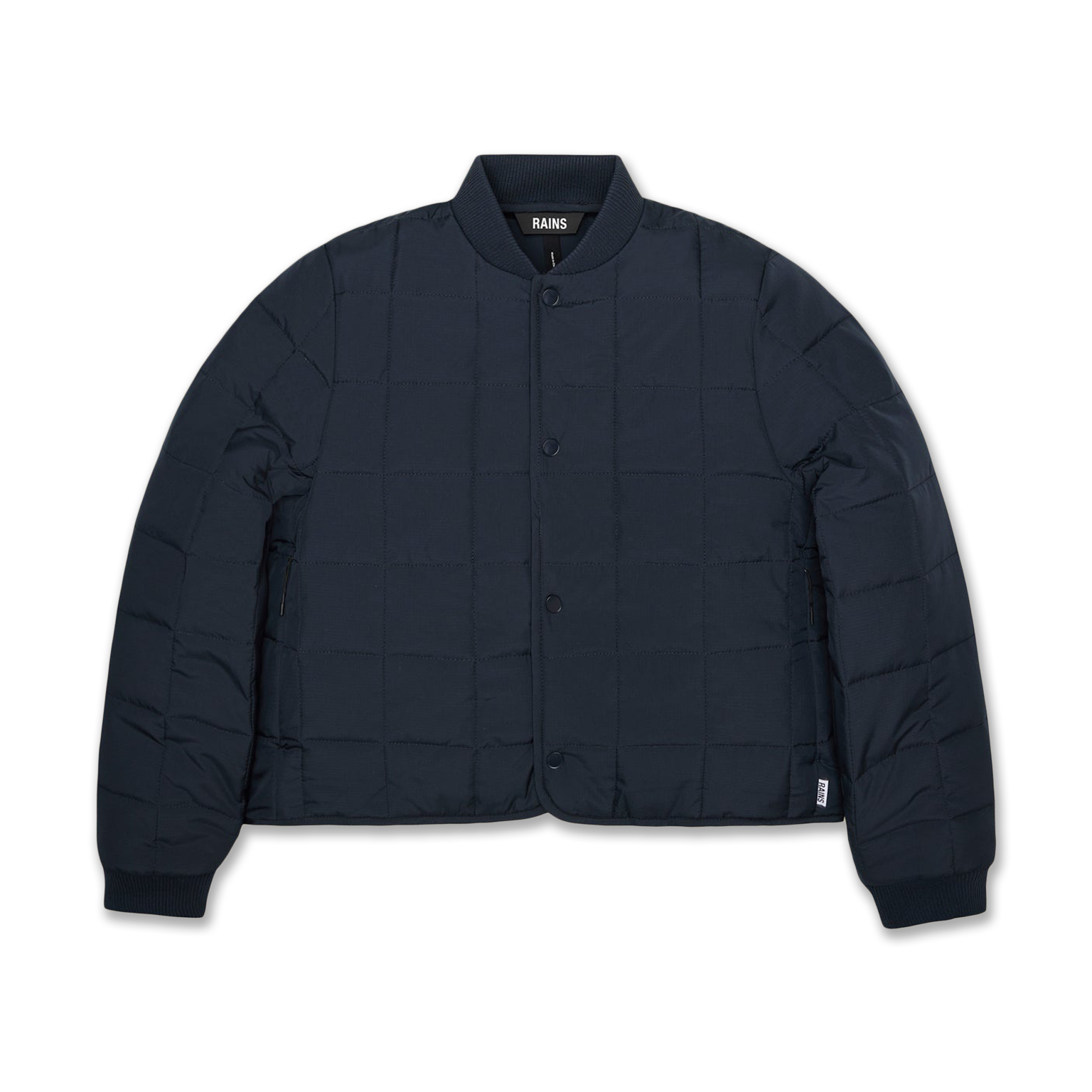 Womens RAINS Liner Bomber Jacket 'Navy'