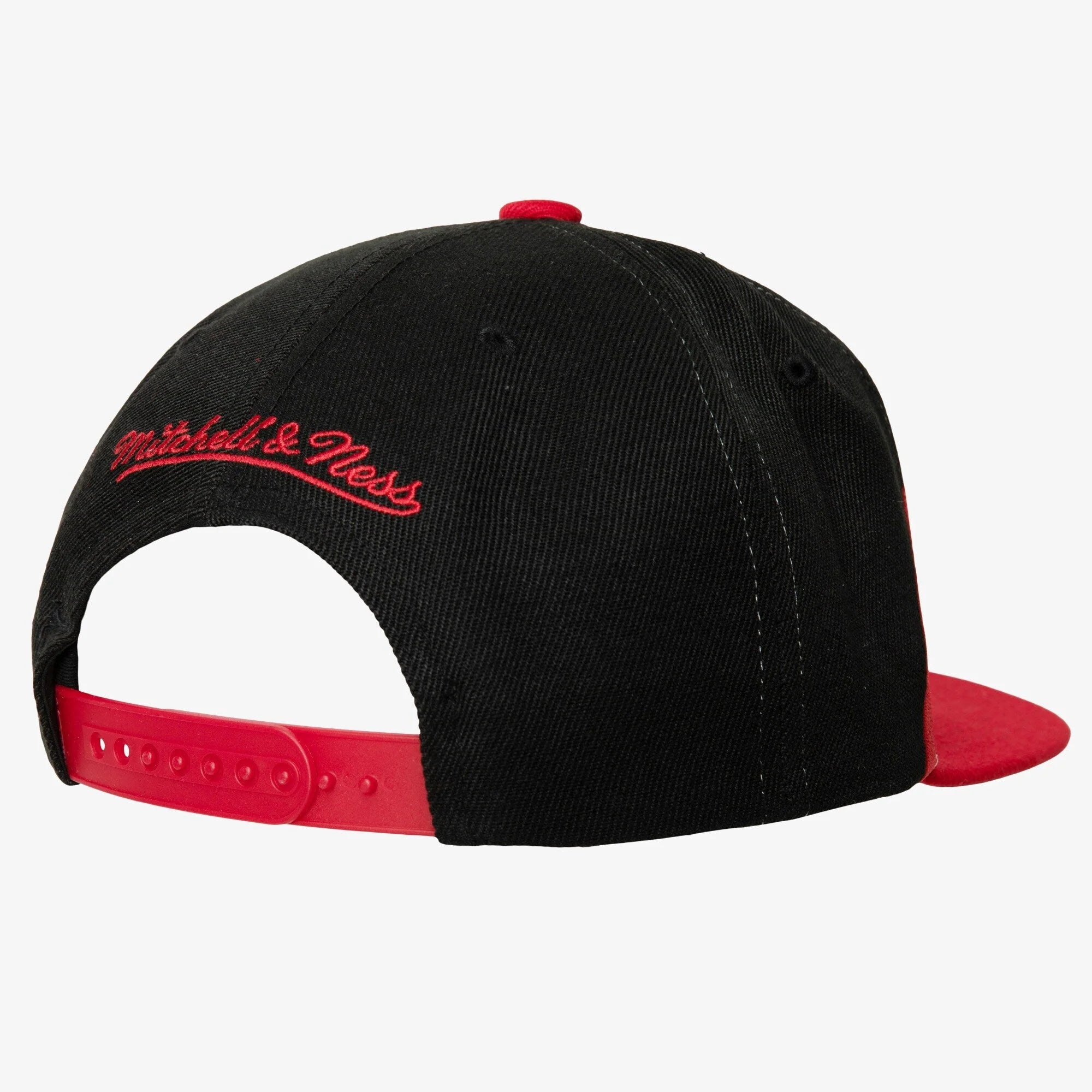 Mitchell & Ness NCAA Sharktooth Snapback Ohio State 'Black/Red'
