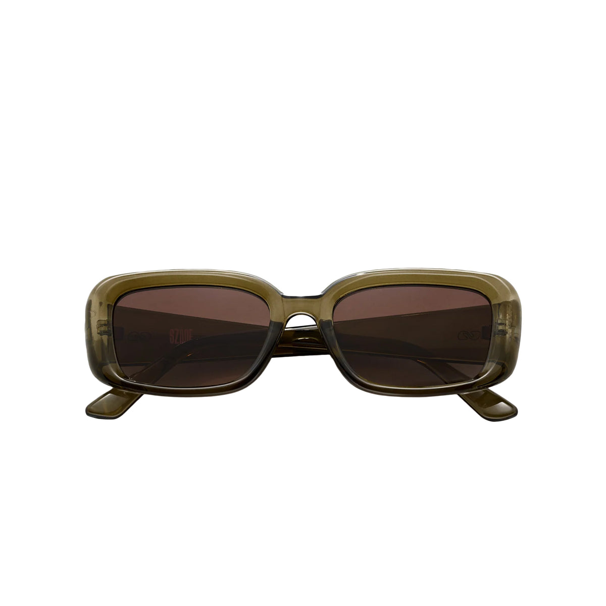 OLIVER PEOPLES Olive Green Square Oversized Nella Sunglasses Oliver Peoples - Ms. Oliver (OV5542SU) Sunglasses | Specs  main image 3