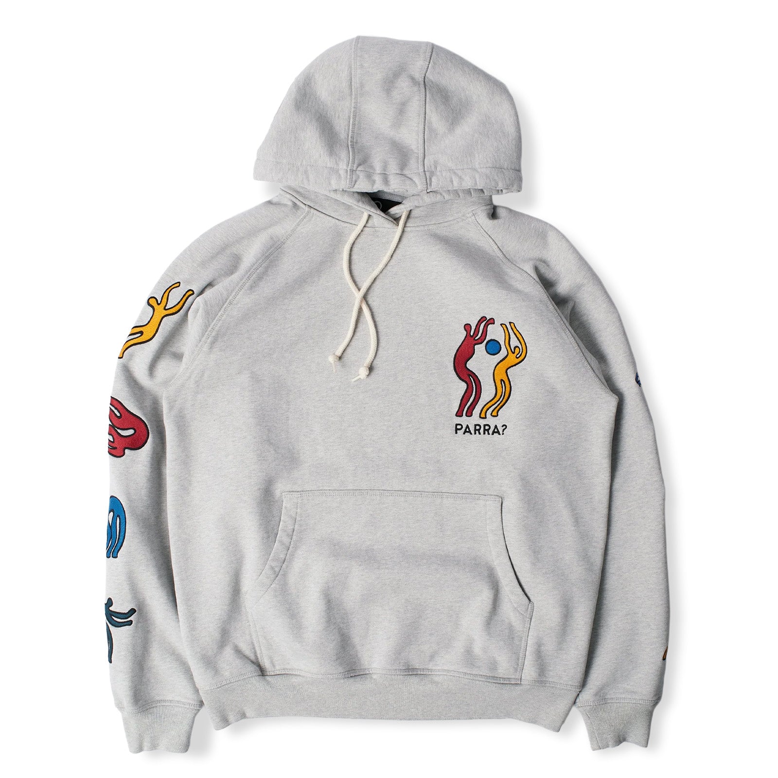 Parra La Chambre Nuit Hoodie 'Heather Grey'