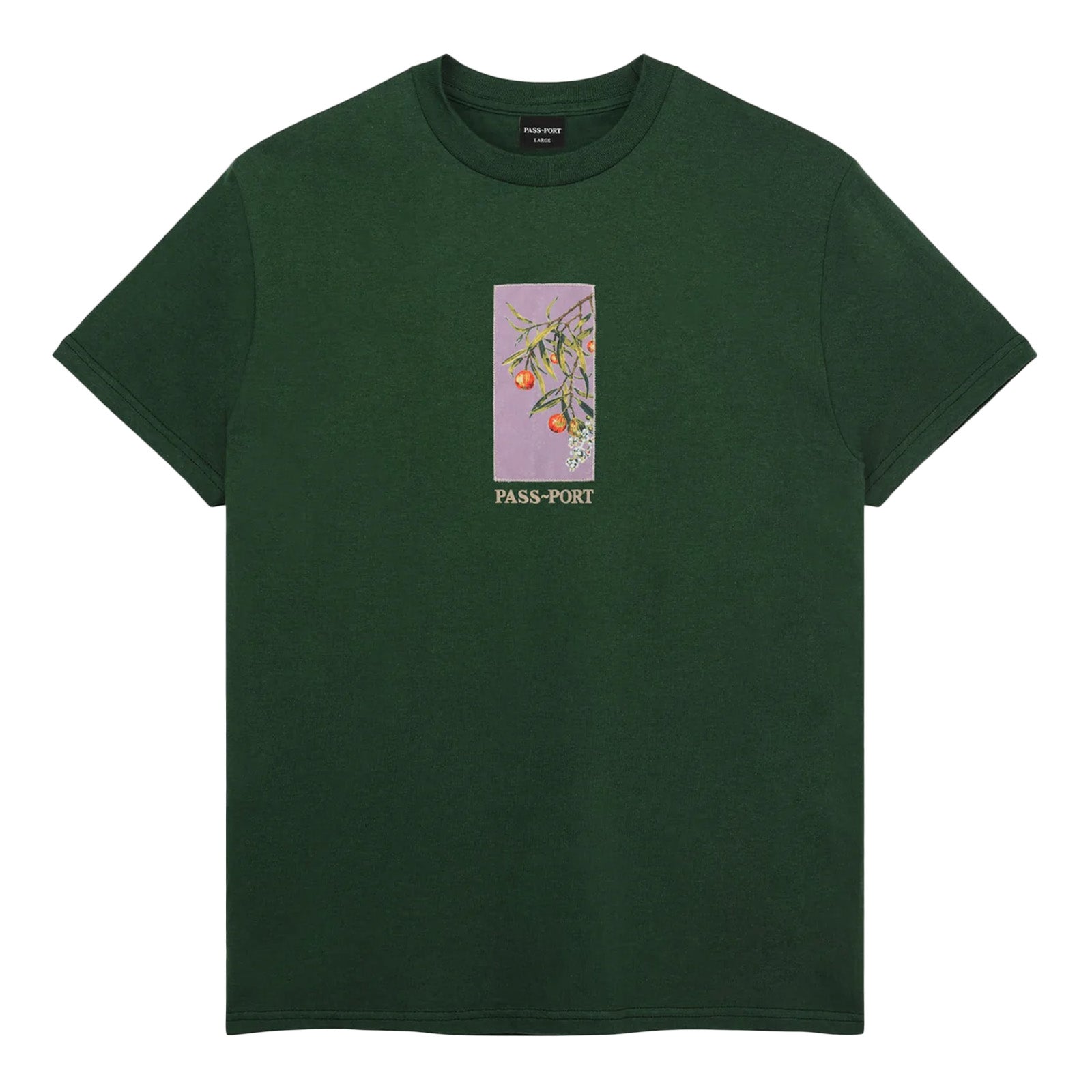 Passport Quandong Tee "Forest Green'