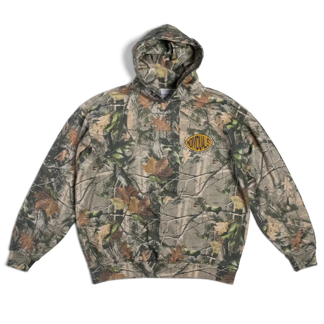 Indvlst Lab Oval Patch Hooded Sweatshirt 'Camoflauge'