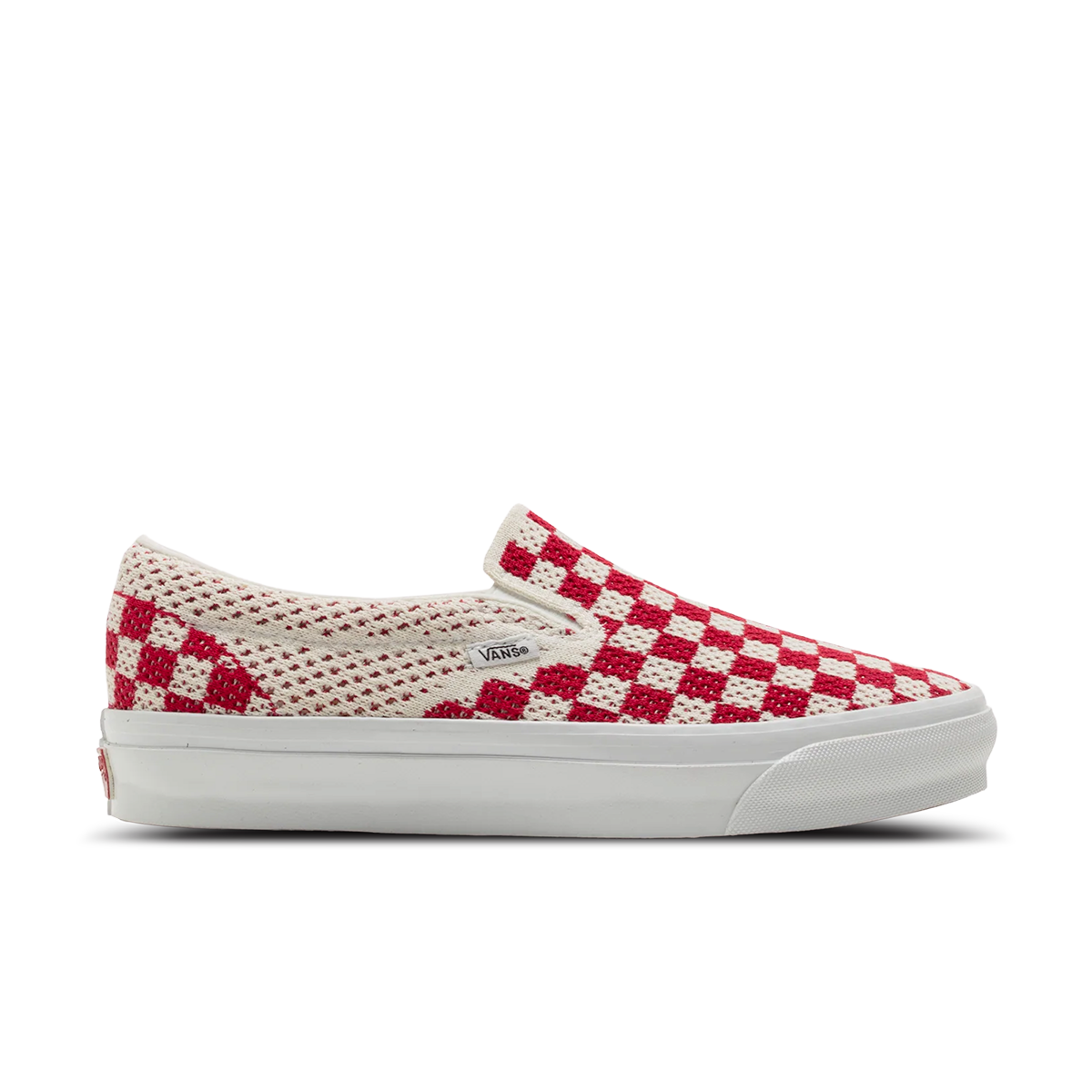 Vans Vault Og White And Red Checkerboard Vans Vans LX Classic Slip 