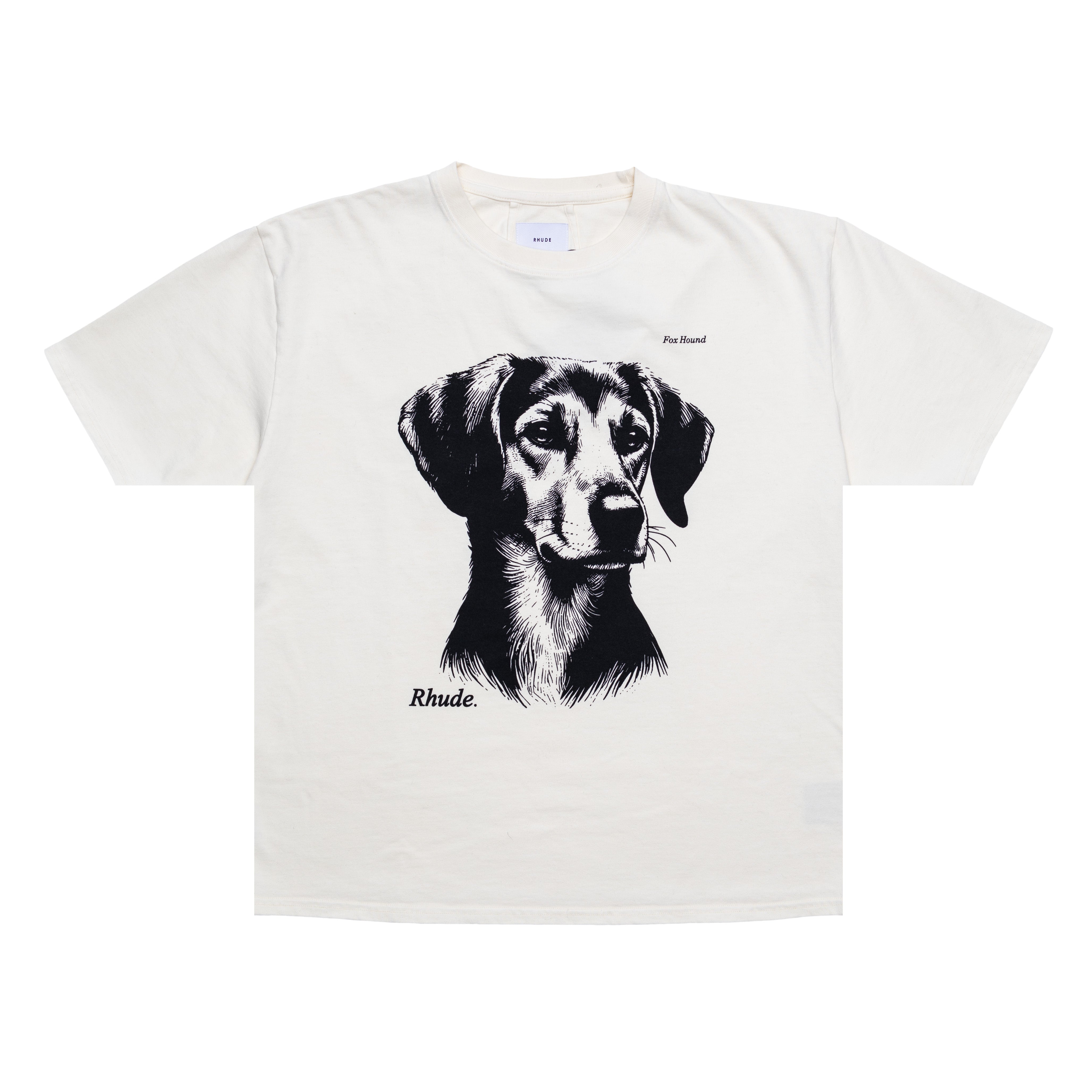 Rhude Fox Hound Tee 'Vintage White'