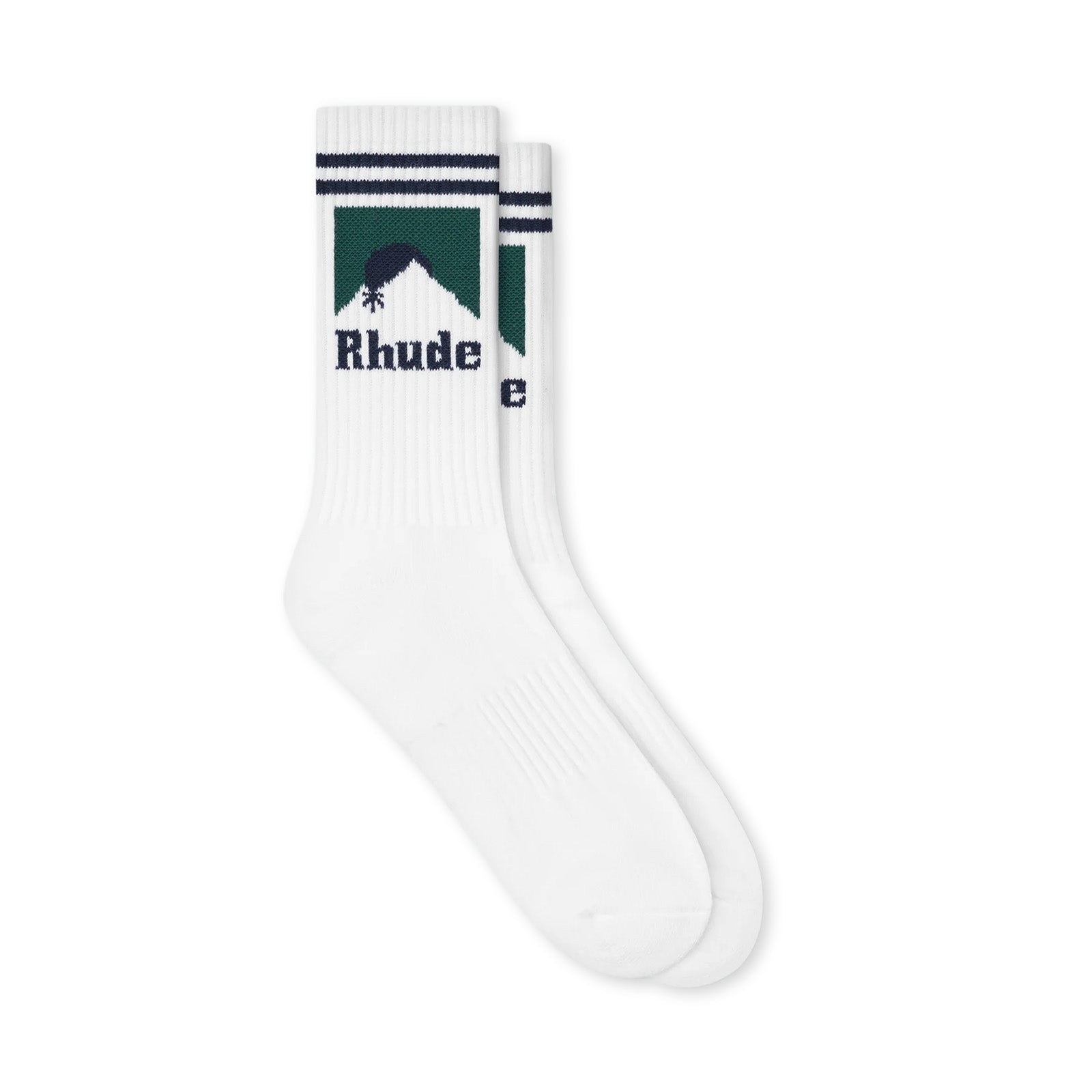 Rhude Moonlight Sock 'White/Navy/Green'