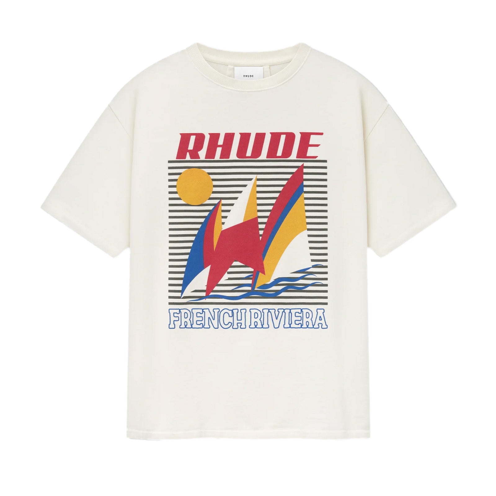 Rhude Poster T-Shirt 'Vintage White'