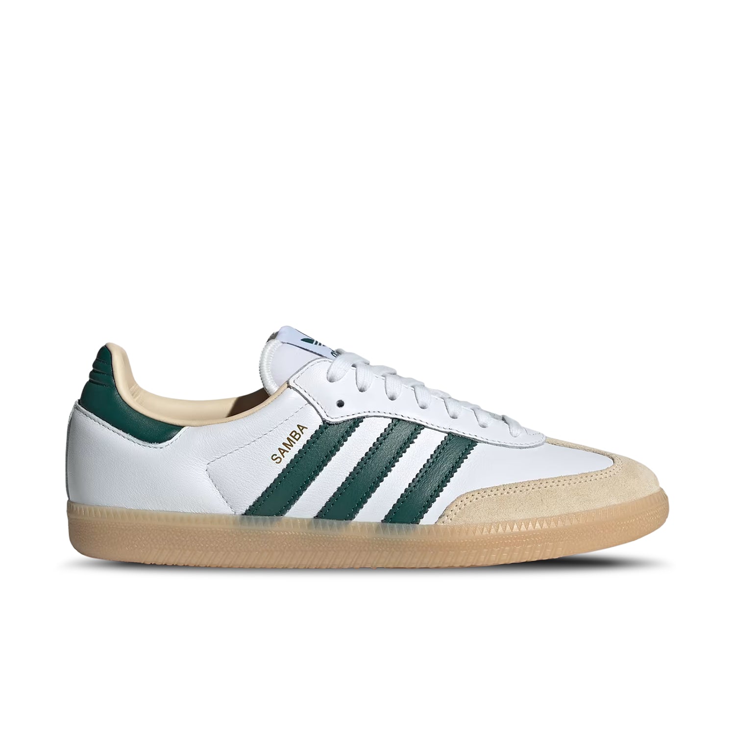 adidas Samba OG 'Cloud White/Collegiate Green/Gum' adidas Samba OG 'Cloud White/Collegiate Green/Gum'