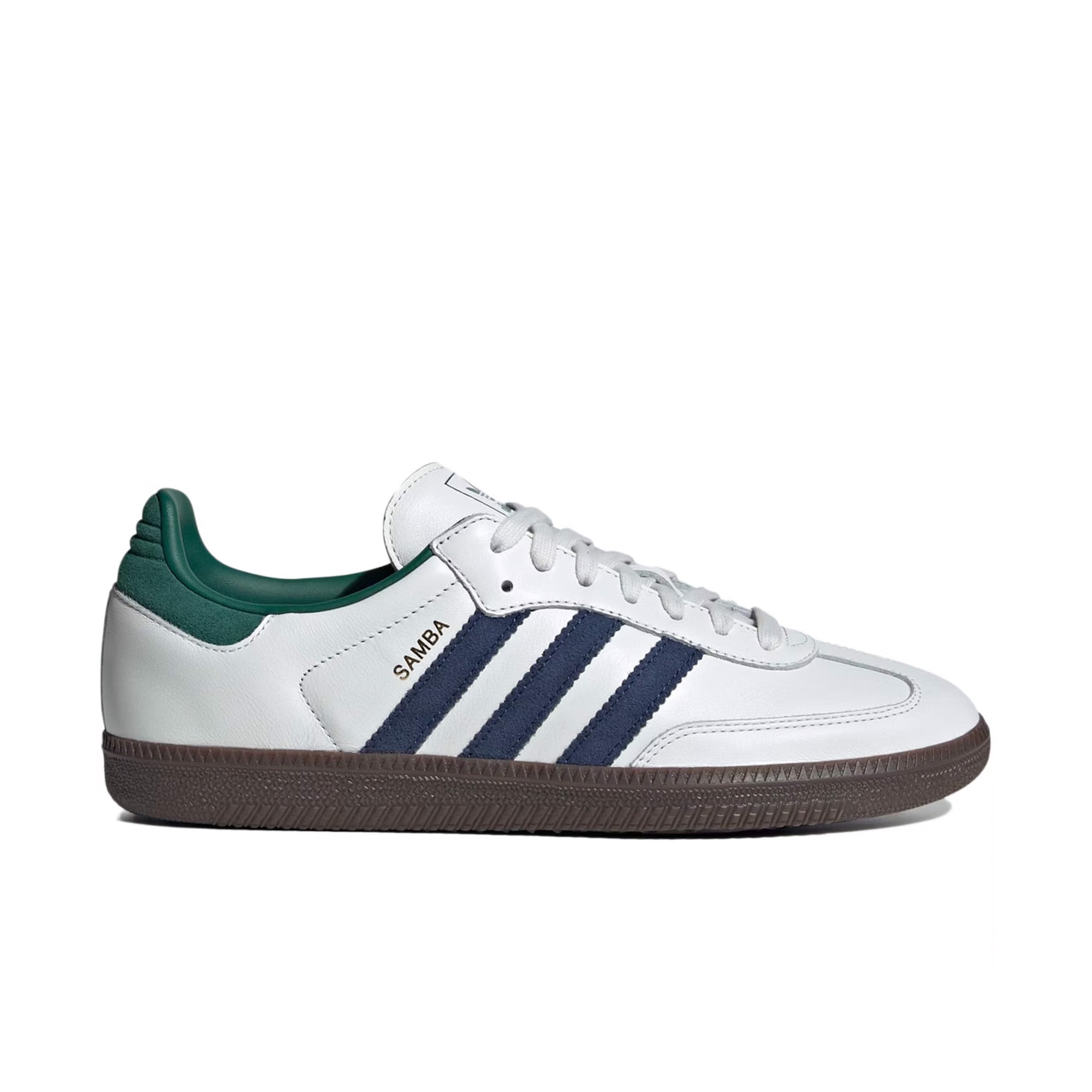 adidas Originals Samba OG Men's Black/White/Collegiate Green/Active Green Shoes, Size: 9 adidas Originals Samba OG Men's Black/White/Collegiate Green/Active Green Shoes, Size: 9