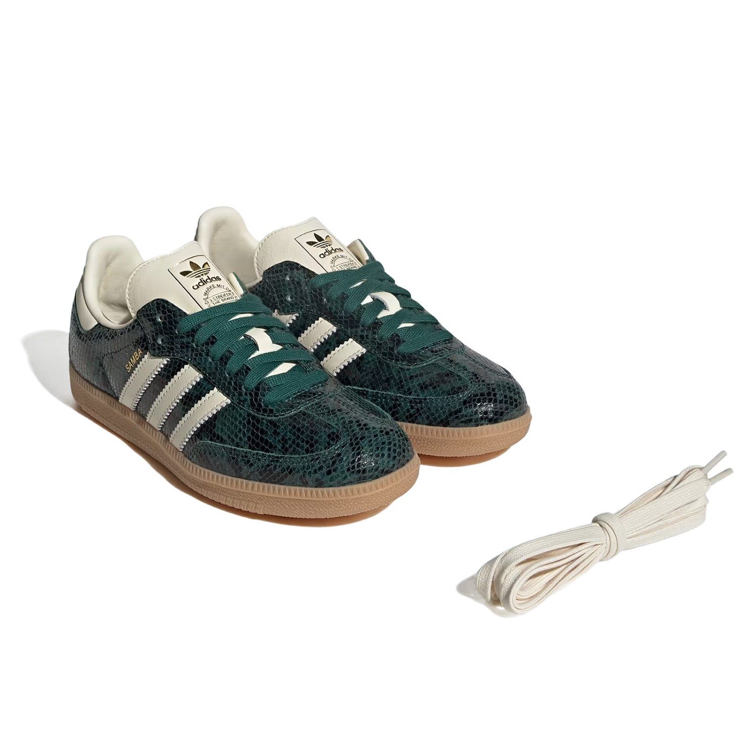 Womens adidas Samba OG 'Snakeskin Green'