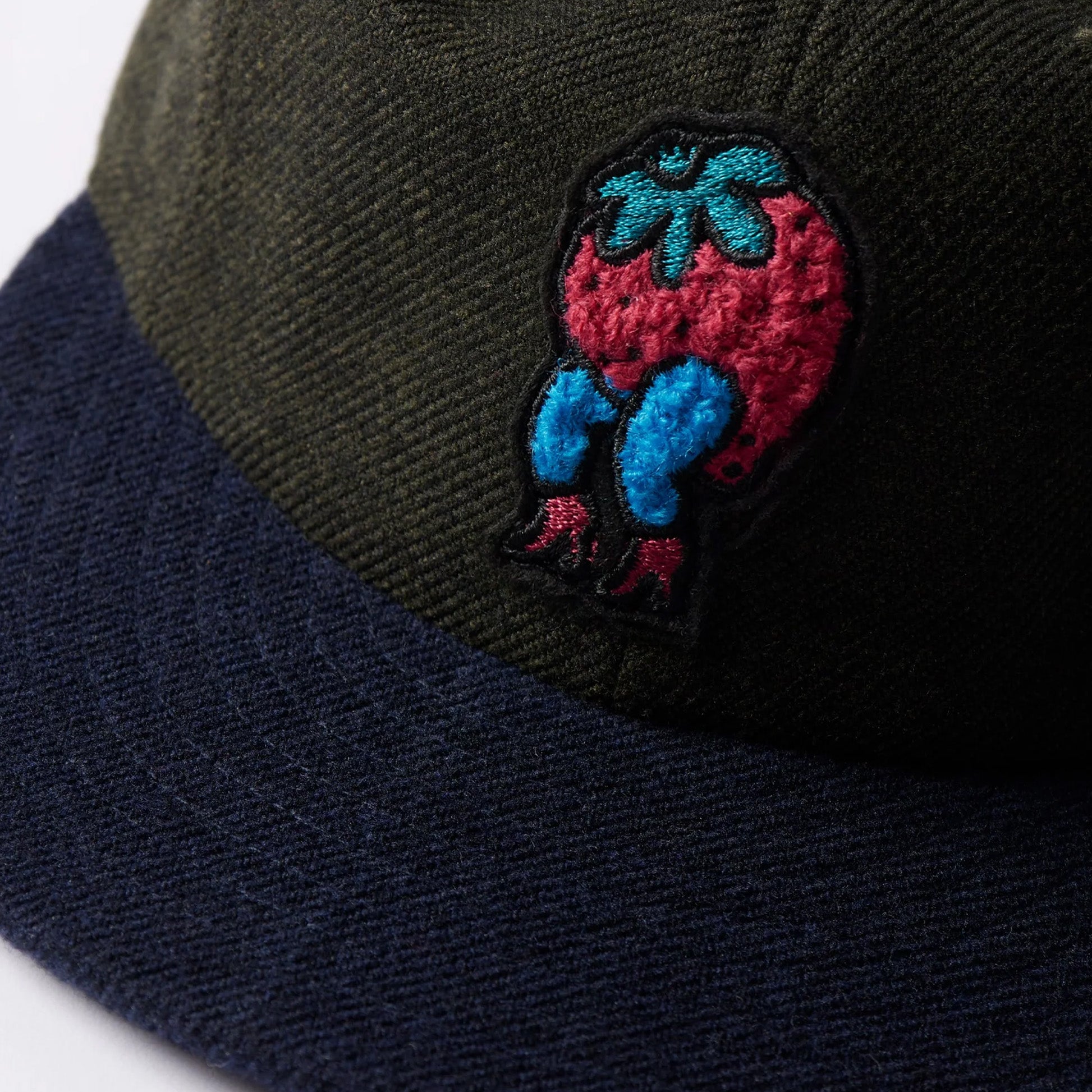 By Parra Stupid Strawberry 6 Panel Hat 'Hunter Green'