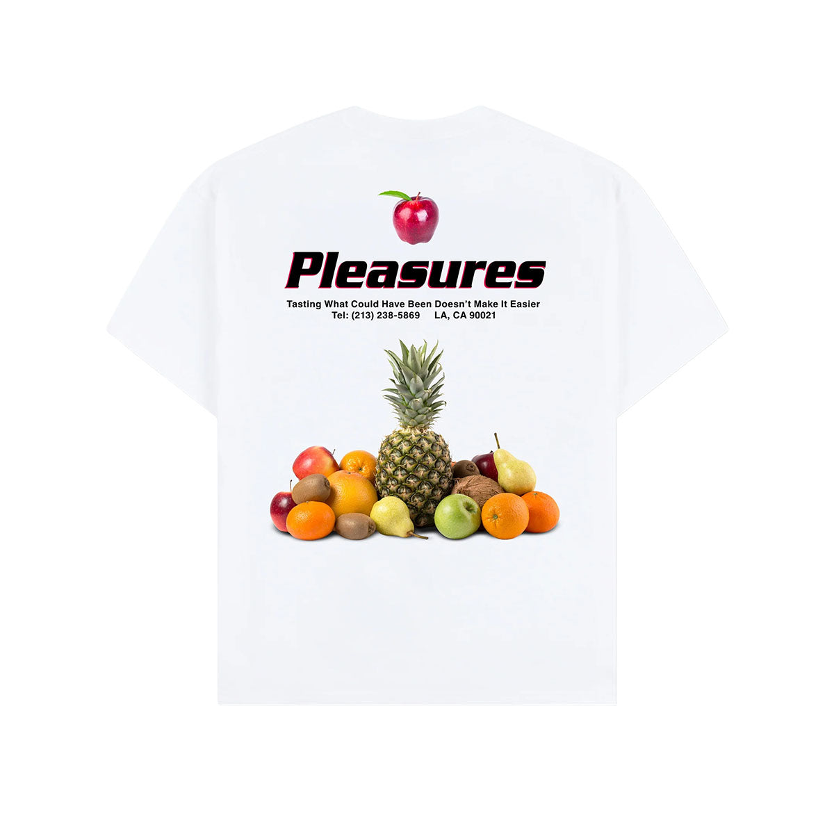 トップス STABRIDGE 2023 Summer Pack Pleasure Tee Pleasures Delivery T-Shirt 'White'