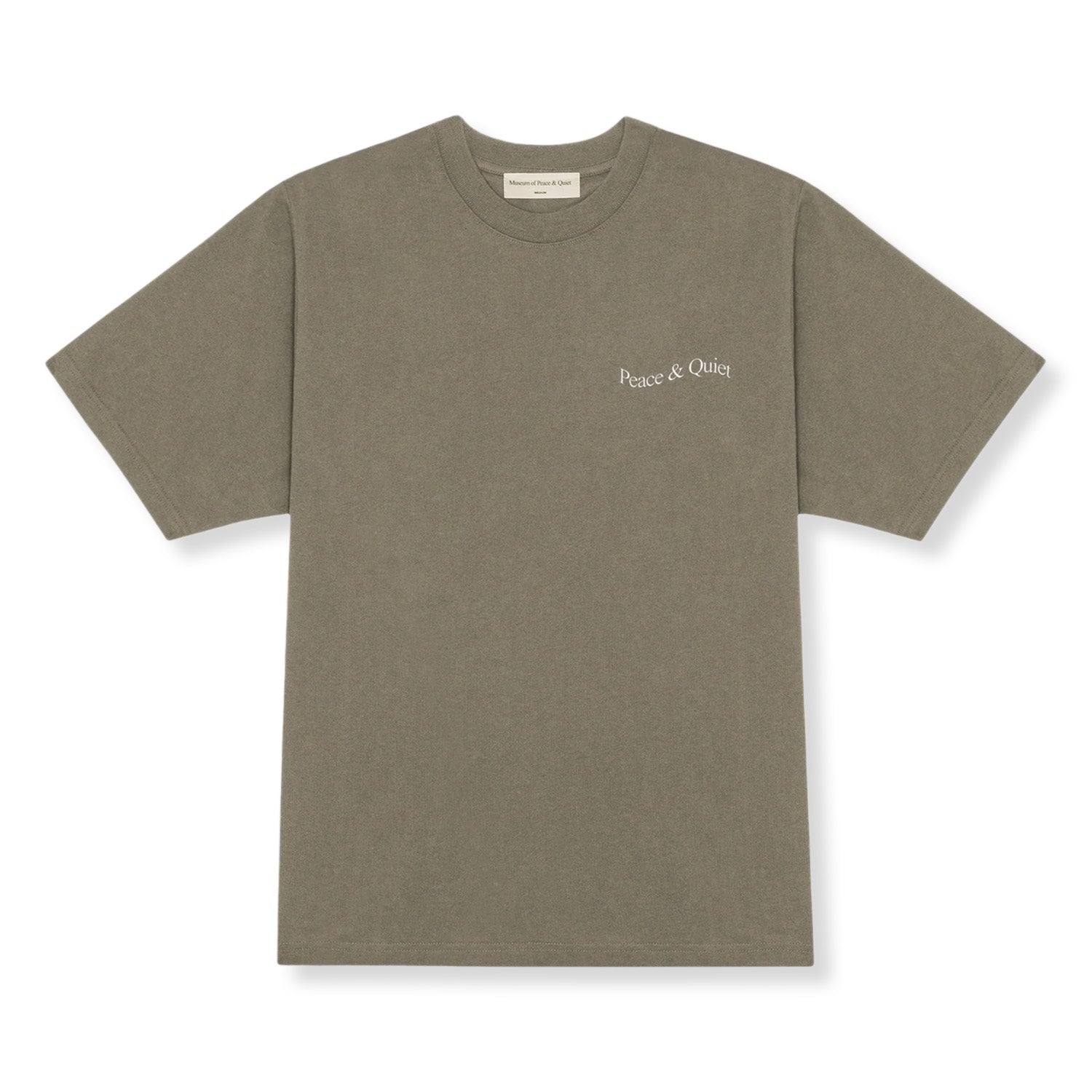 Museum Of Peace and Quiet Wordmark T-Shirt 'Clay'
