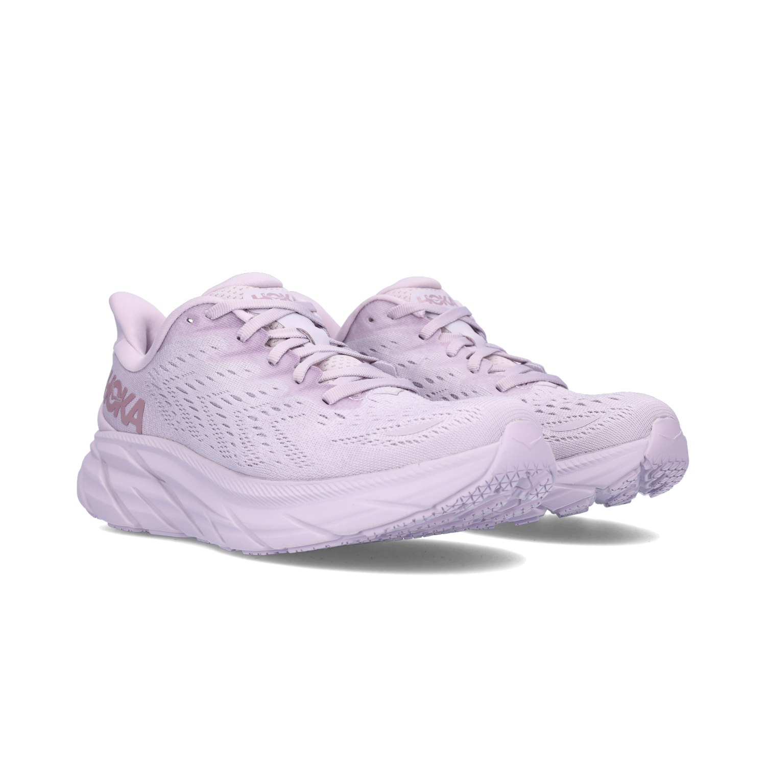 HOKA W Clifton 8 'Lilac Marble / Elderberry'