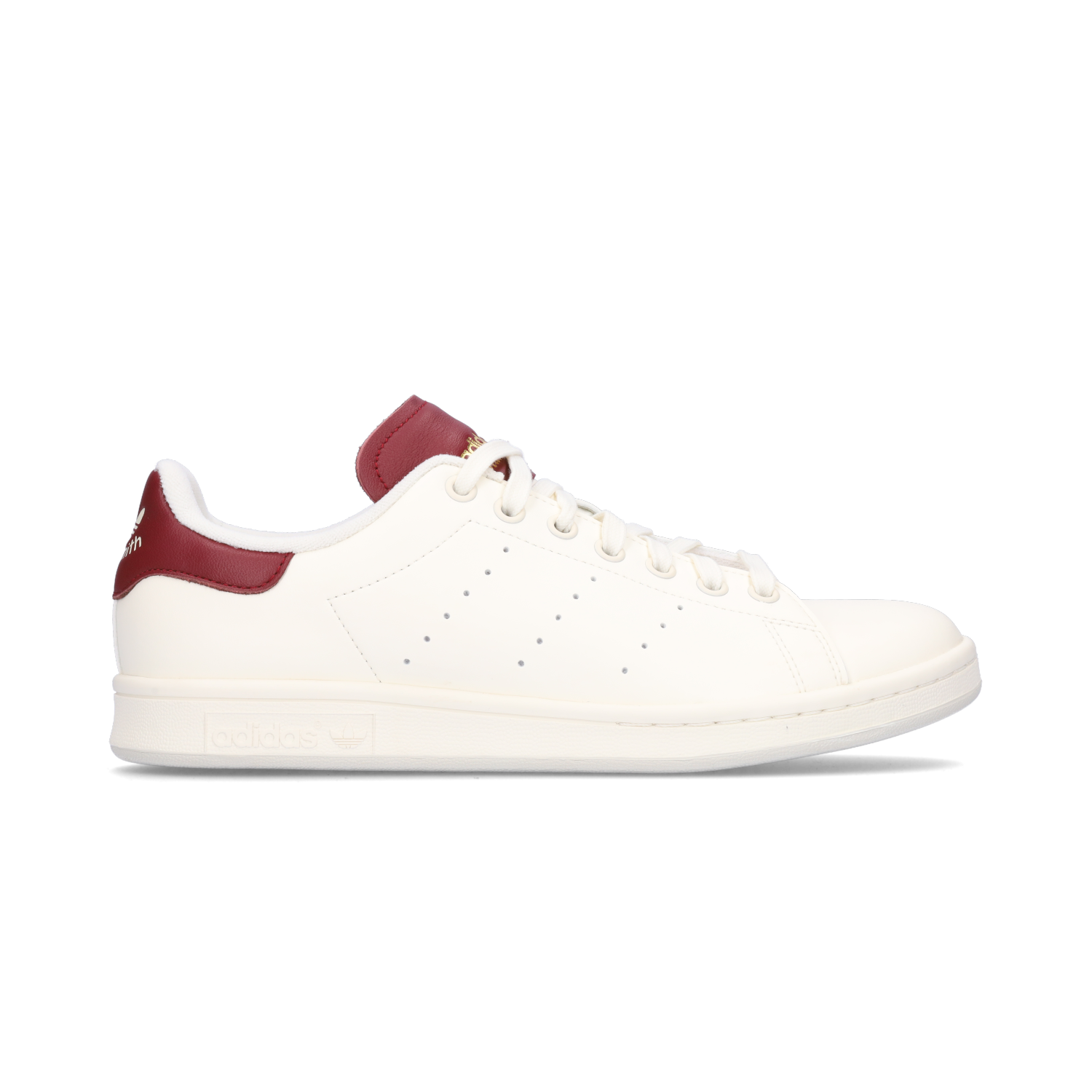 Adidas stan smith white maroon on sale