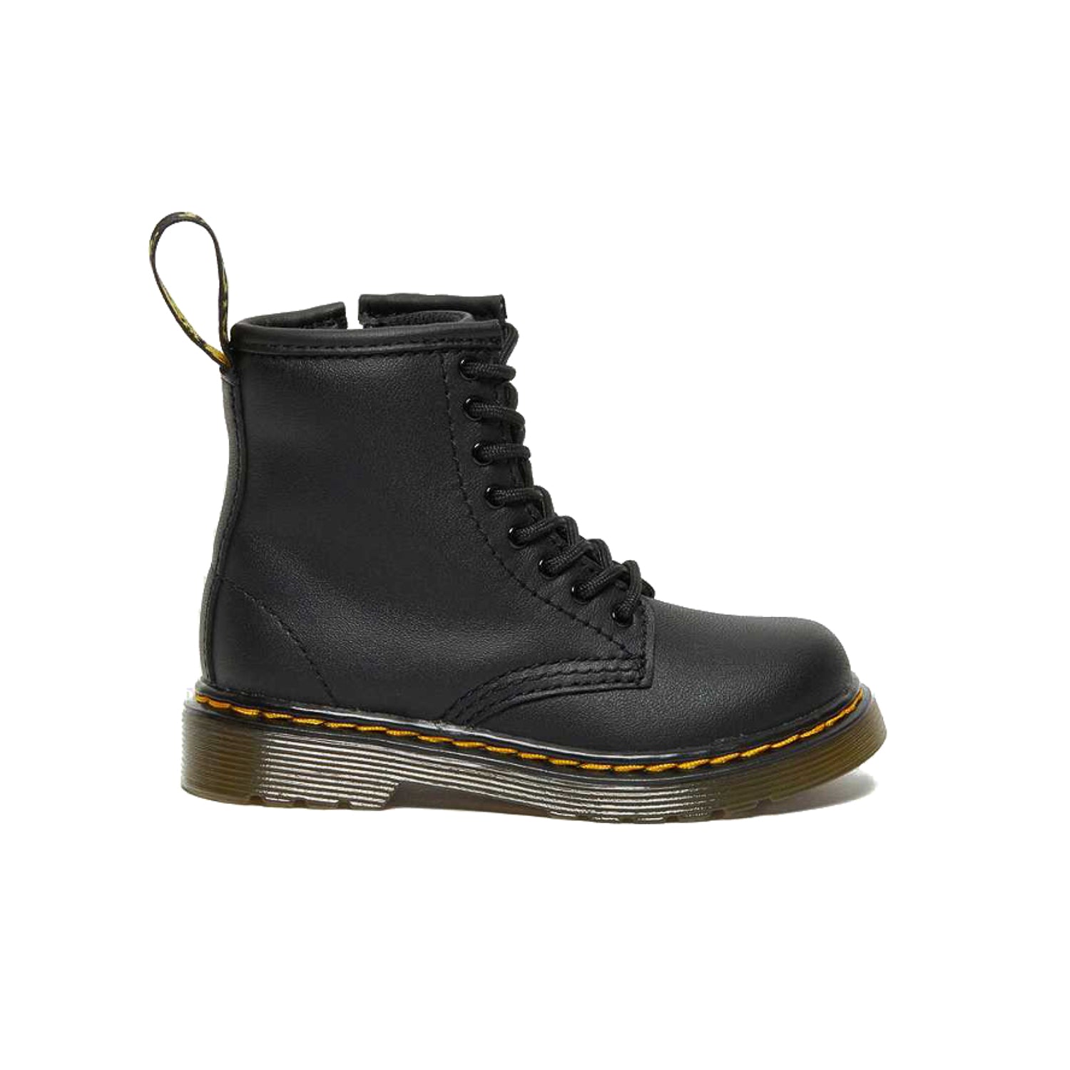 Youth Dr. Martens Toddler 1460 Softy T Leather Lace Up Boots 'Black'