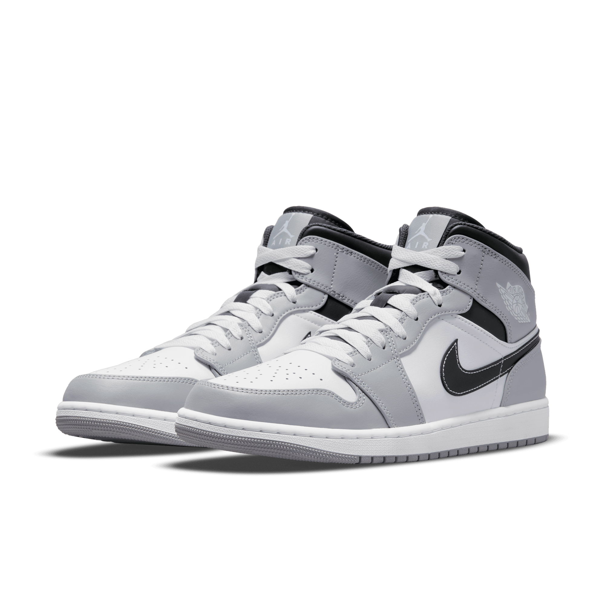 Air Jordan 1 Mid 'Light Smoke Grey'