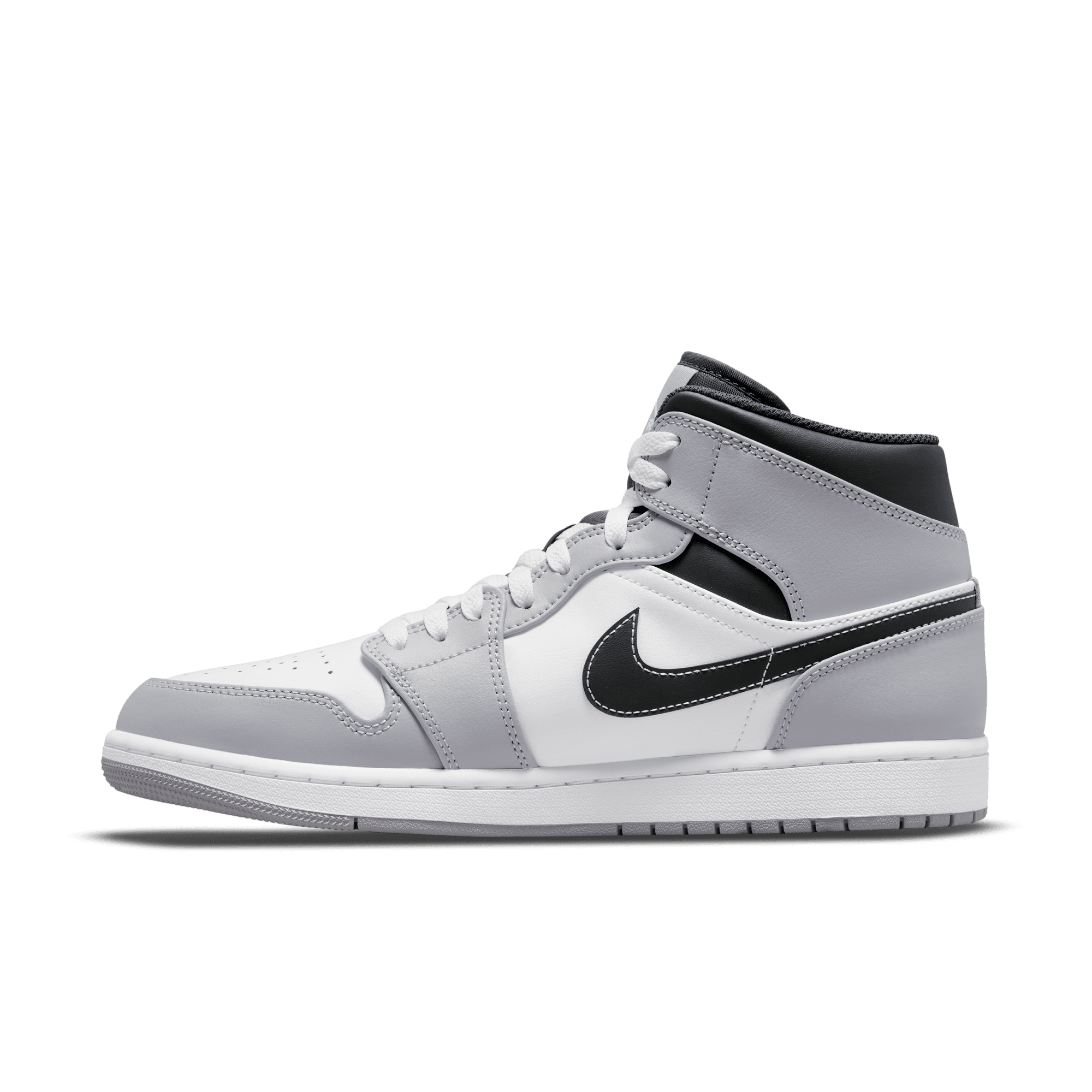 Air Jordan 1 Mid 'Light Smoke Grey'