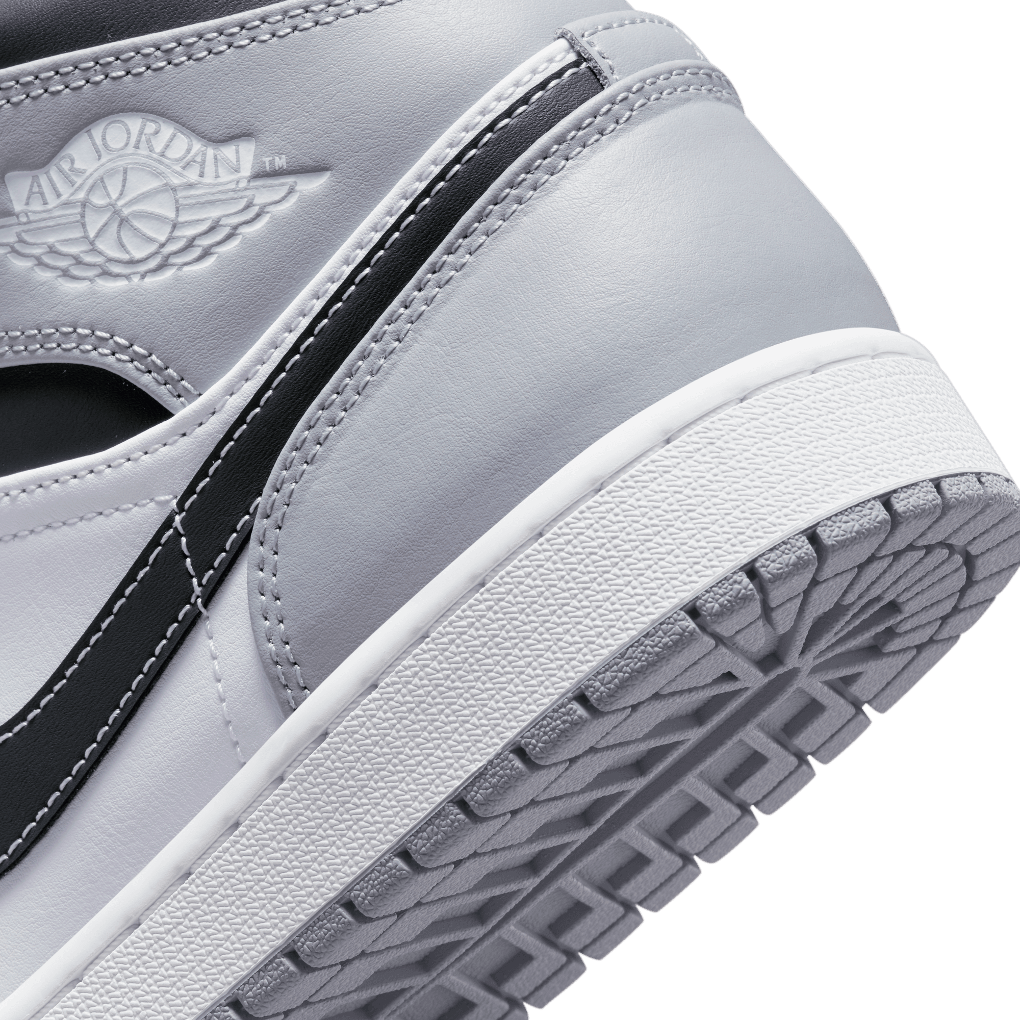 Air Jordan 1 Mid 'Light Smoke Grey'