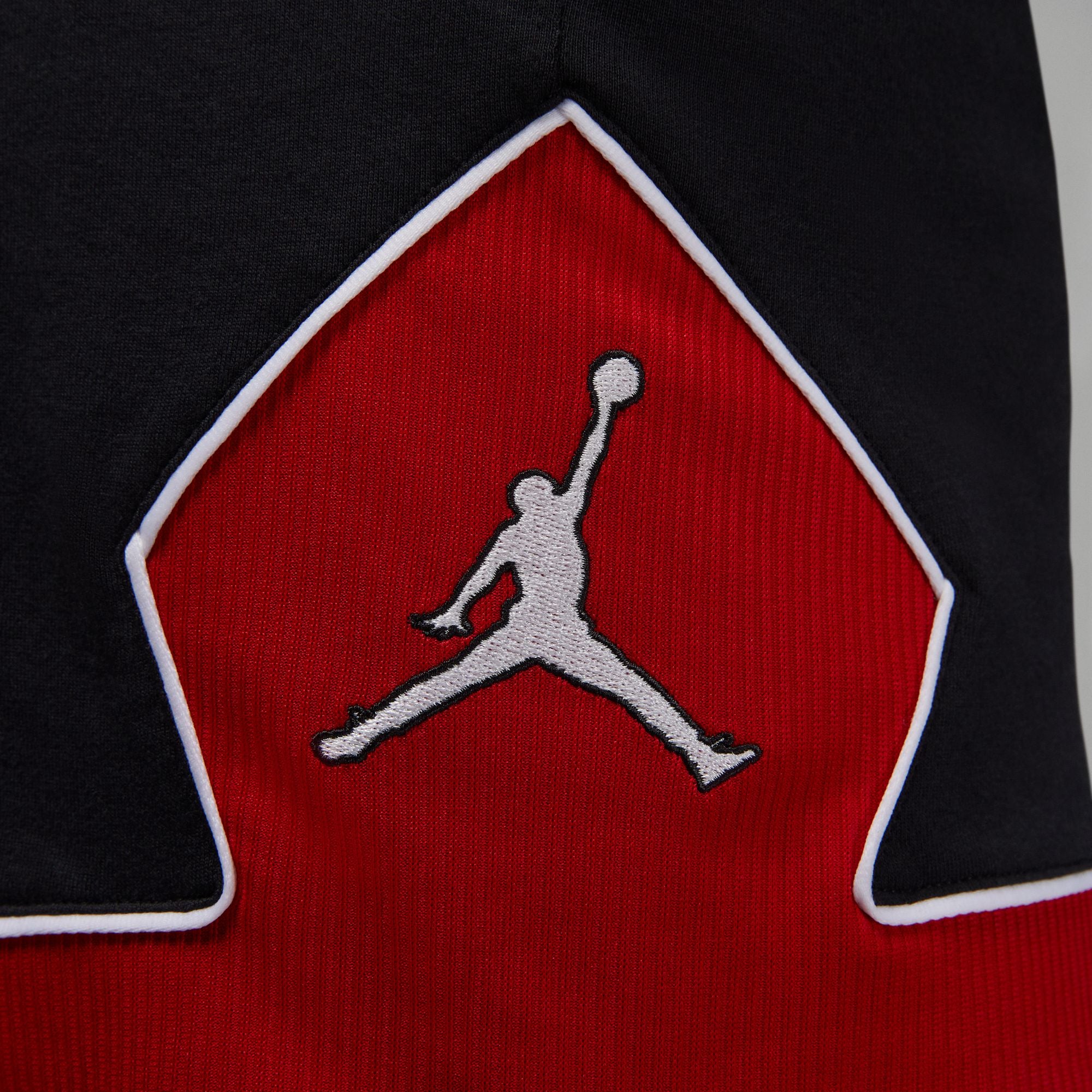 Womens Jordan Diamond Shorts 'Black/Red'