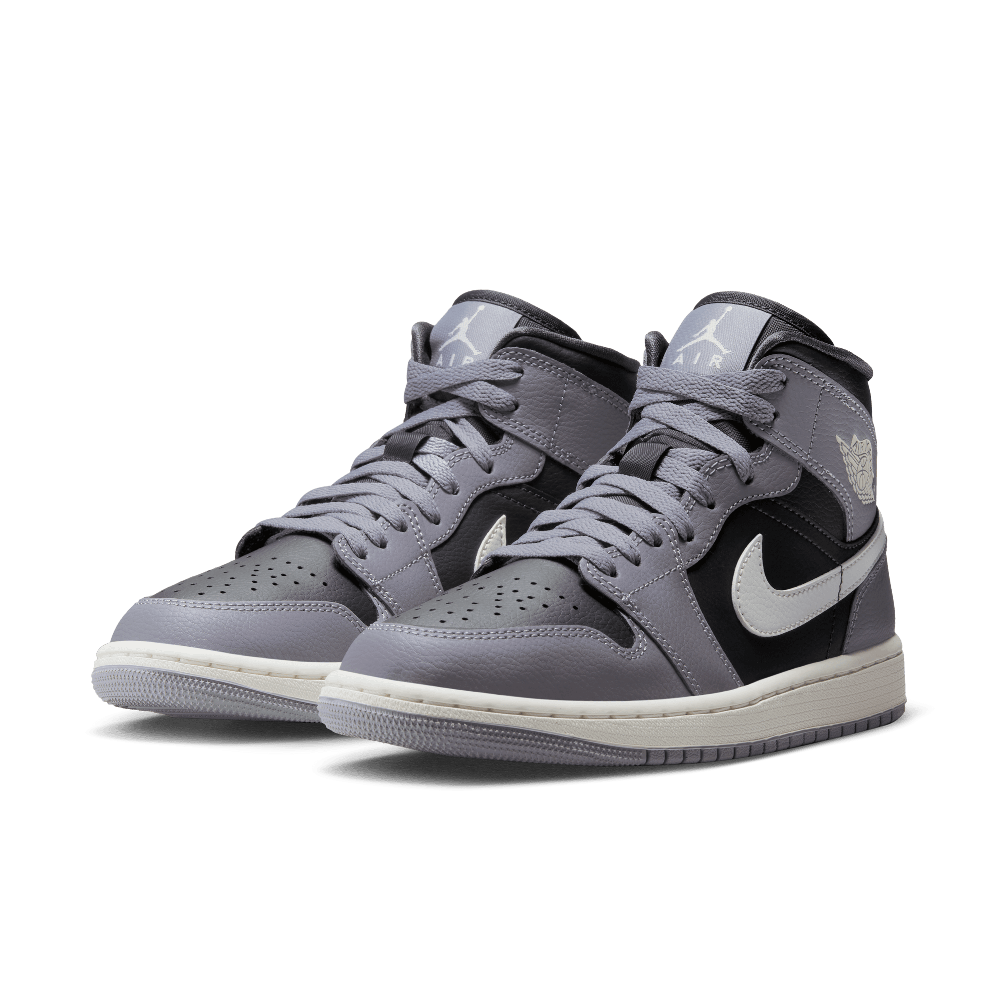 Womens Air Jordan 1 Mid 'Cement Grey'
