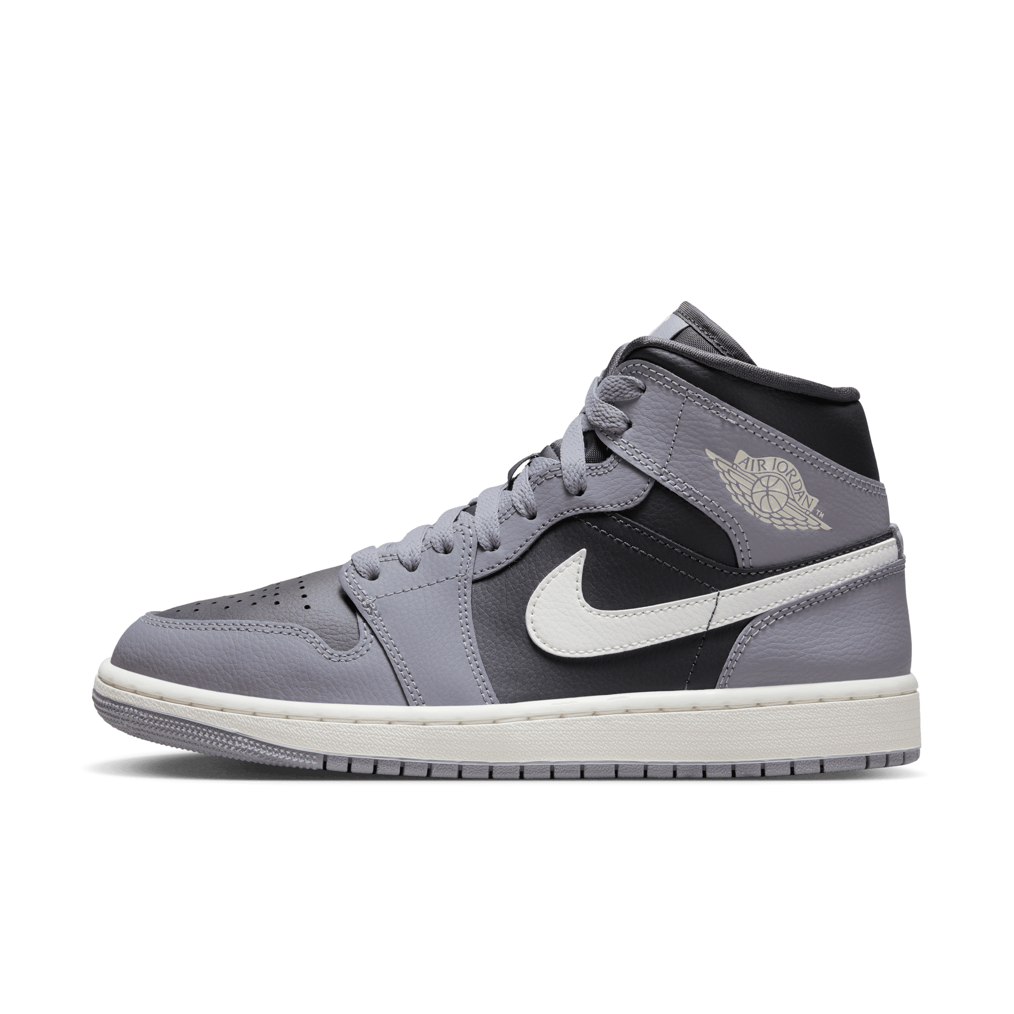Womens Air Jordan 1 Mid 'Cement Grey'