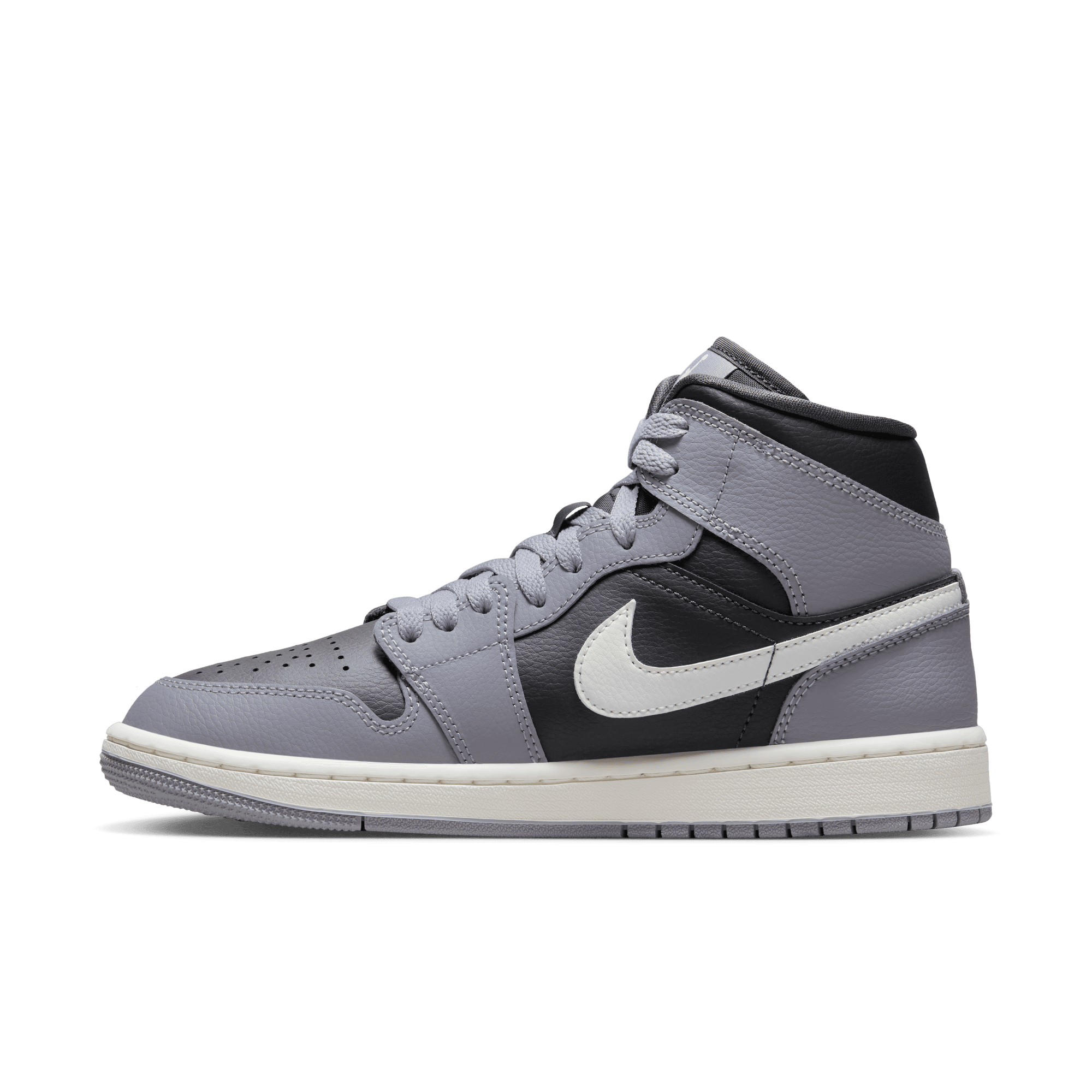 Womens Air Jordan 1 Mid 'Cement Grey'