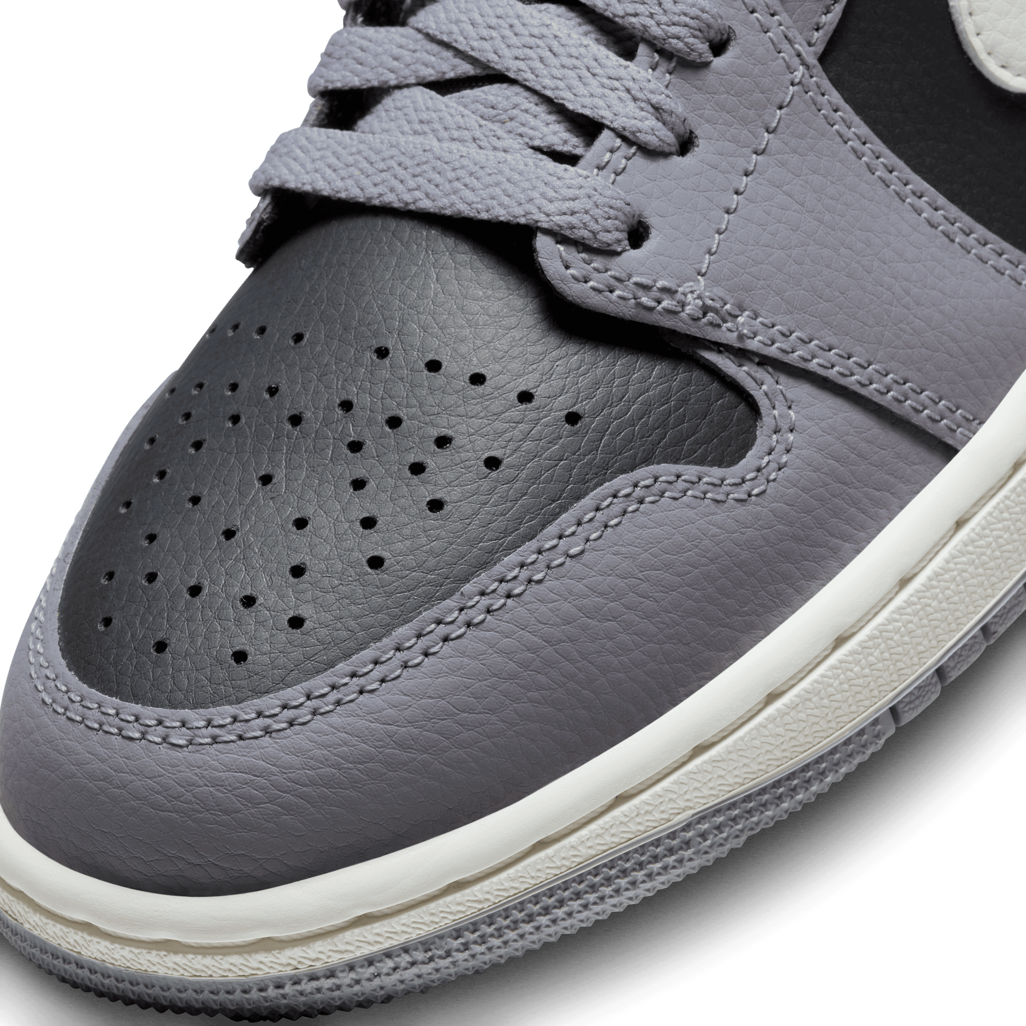 Womens Air Jordan 1 Mid 'Cement Grey'
