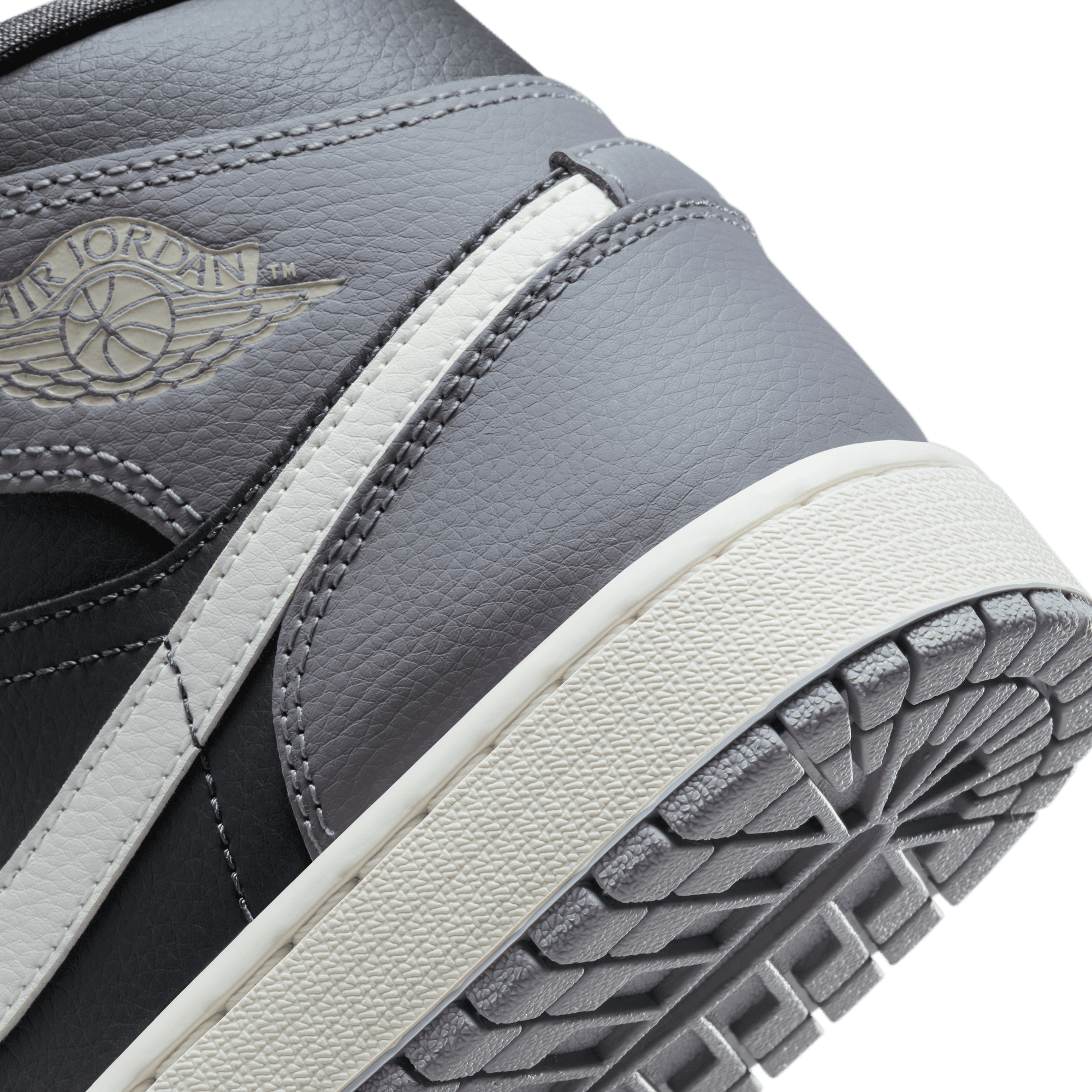 Womens Air Jordan 1 Mid 'Cement Grey'