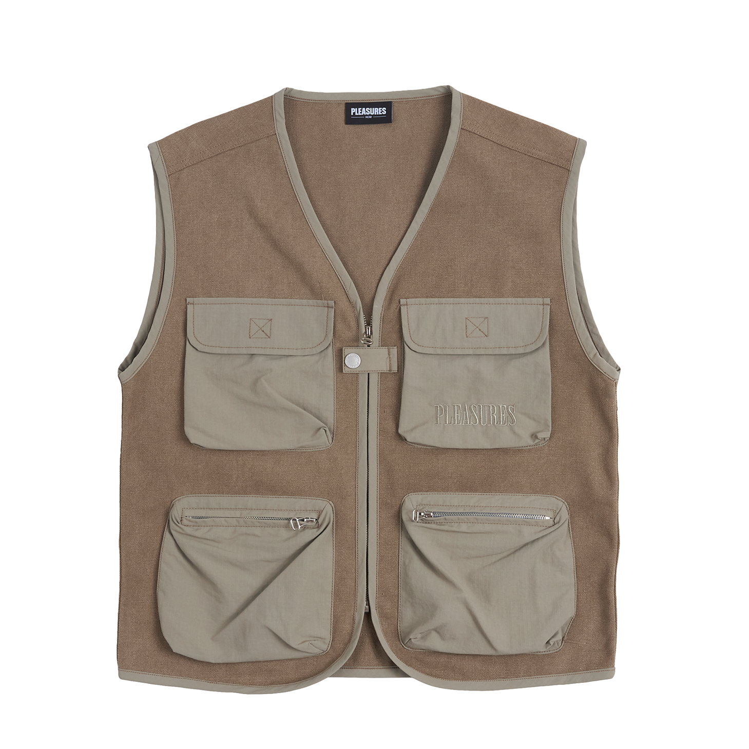 Pleasures Beagle Hunting Vest 'Khaki'