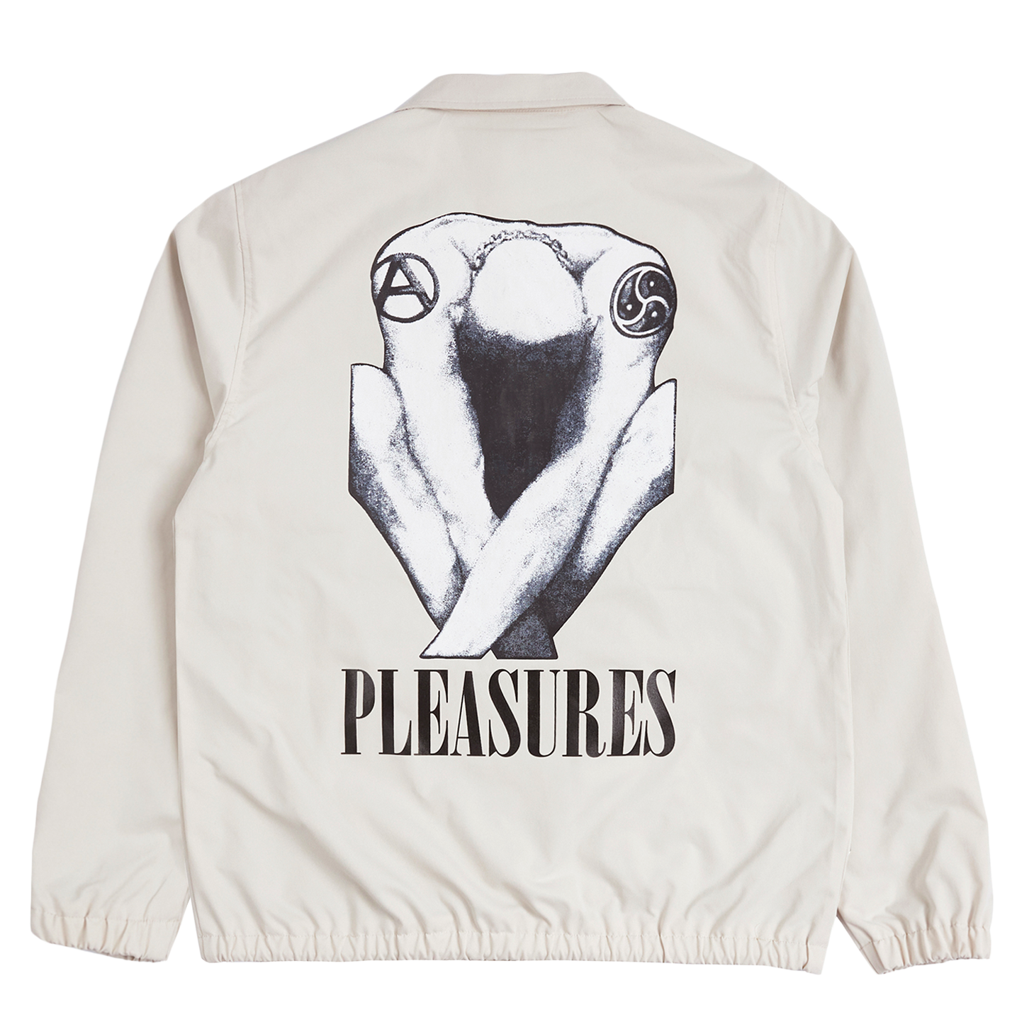 Pleasures Bended Coach Jacket 'White'