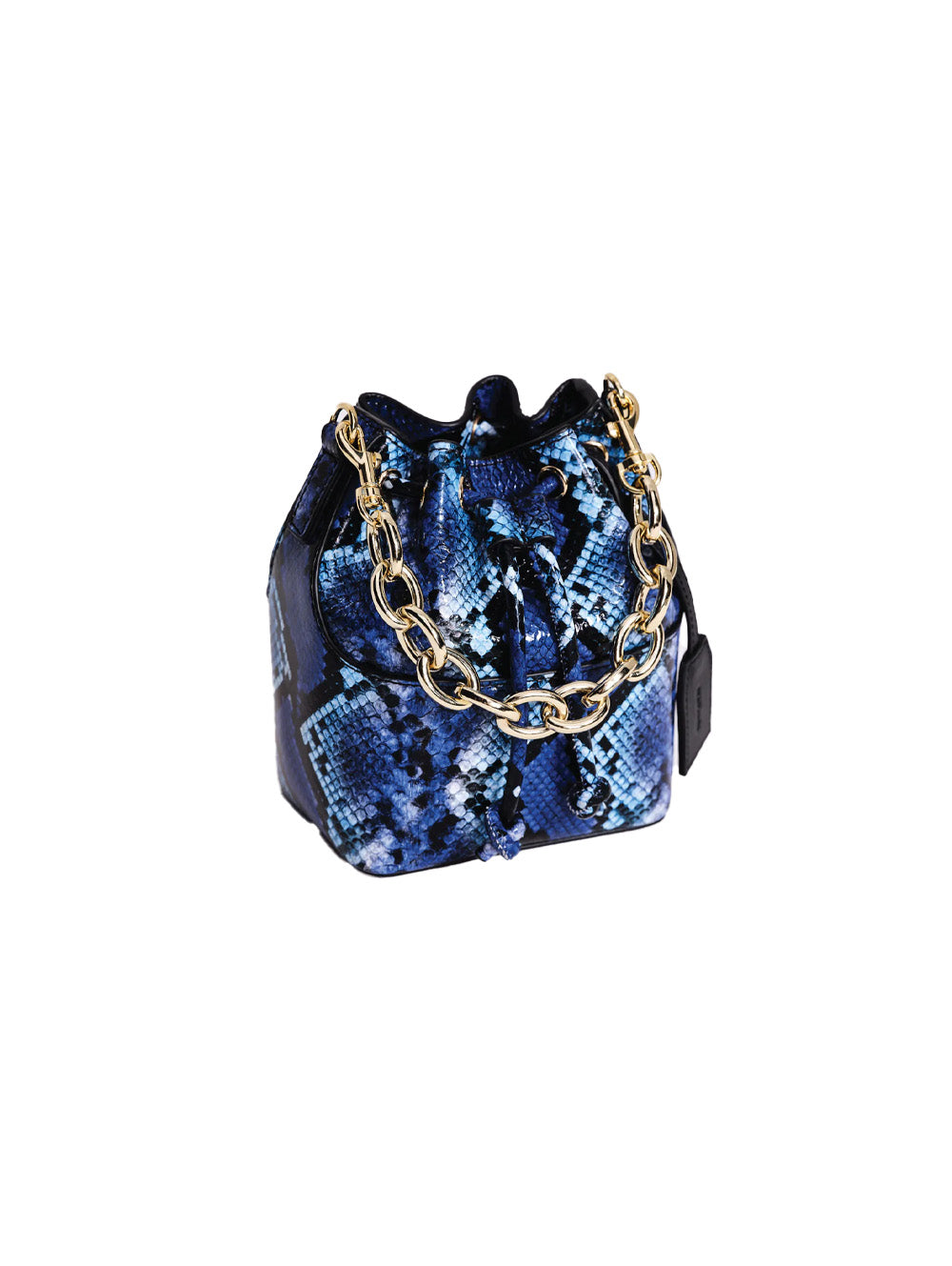 MAX+min Bonnie Bucket 'Blue Snakeskin'