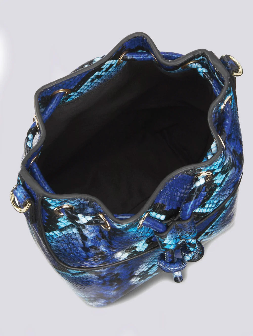 MAX+min Bonnie Bucket 'Blue Snakeskin'