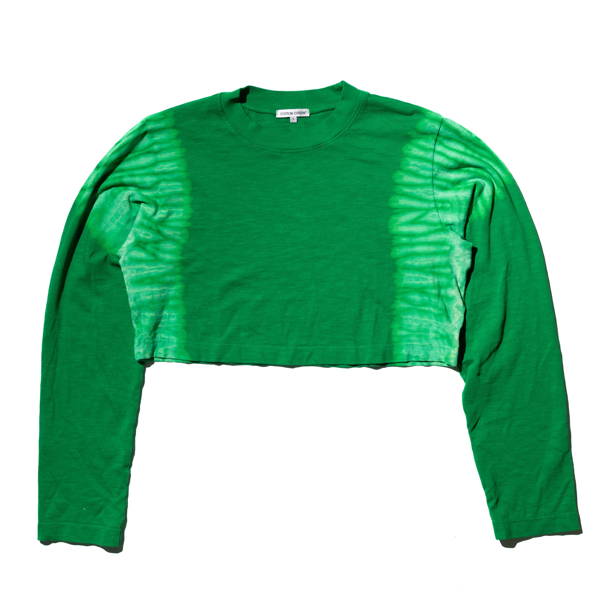 Cotton Citizen Tokyo Crop Shirt in Kelly Green