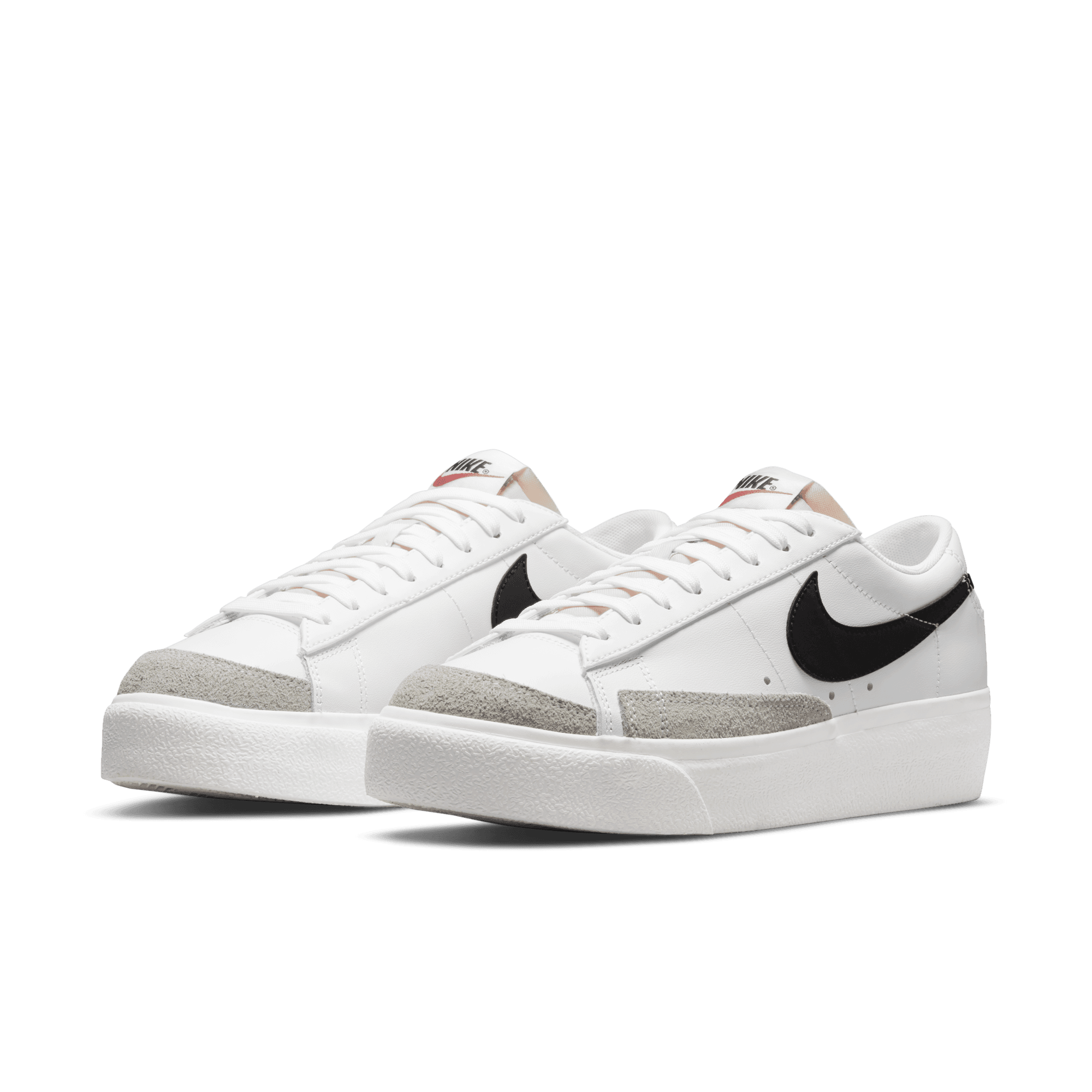 Womens Nike Blazer Low Platform 'White/Black'