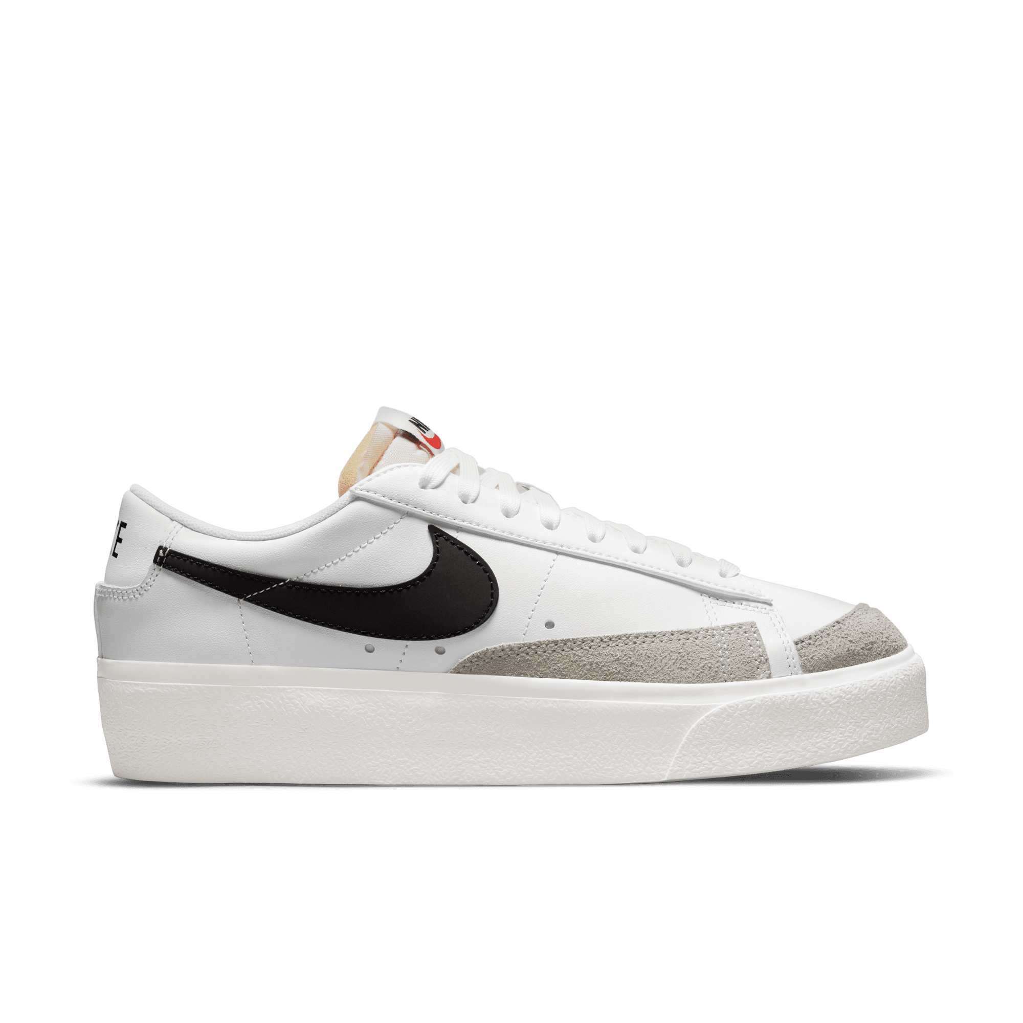 Womens Nike Blazer Low Platform 'White/Black'