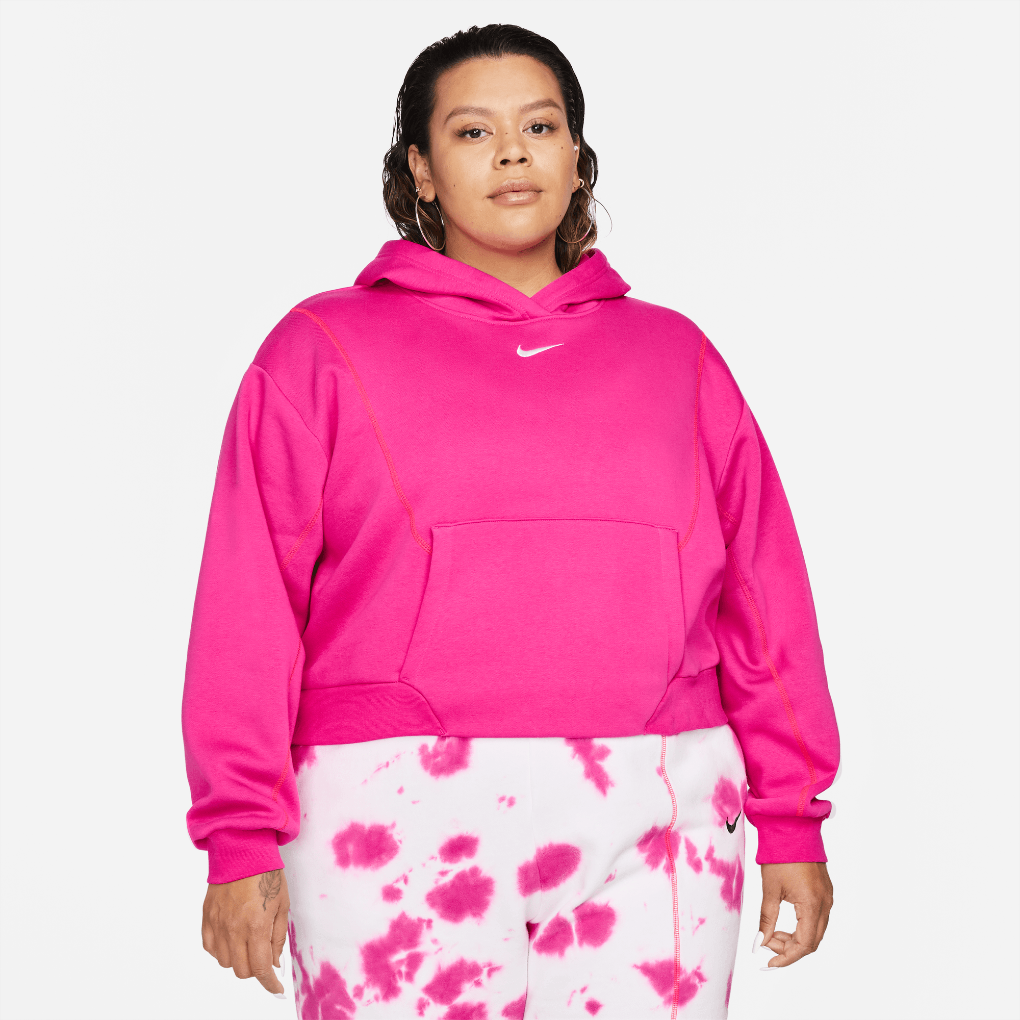 Womens Nike Sportswear Hoody 'Pink'