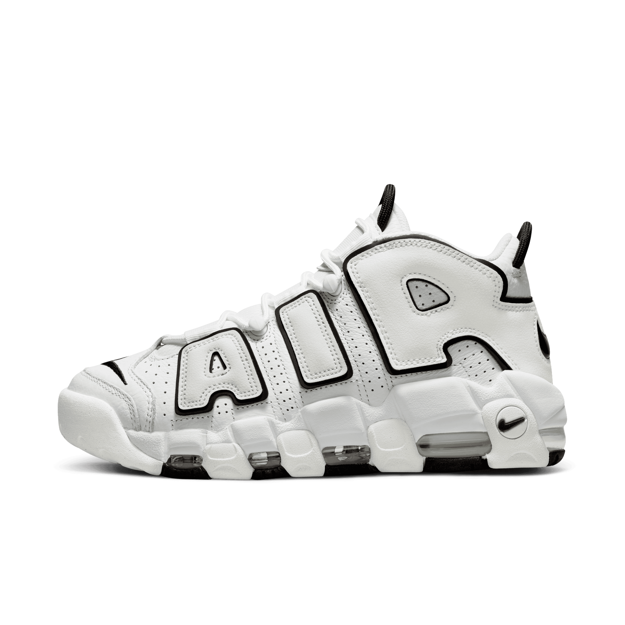 Womens Nike Air More Uptempo 'White/Black'