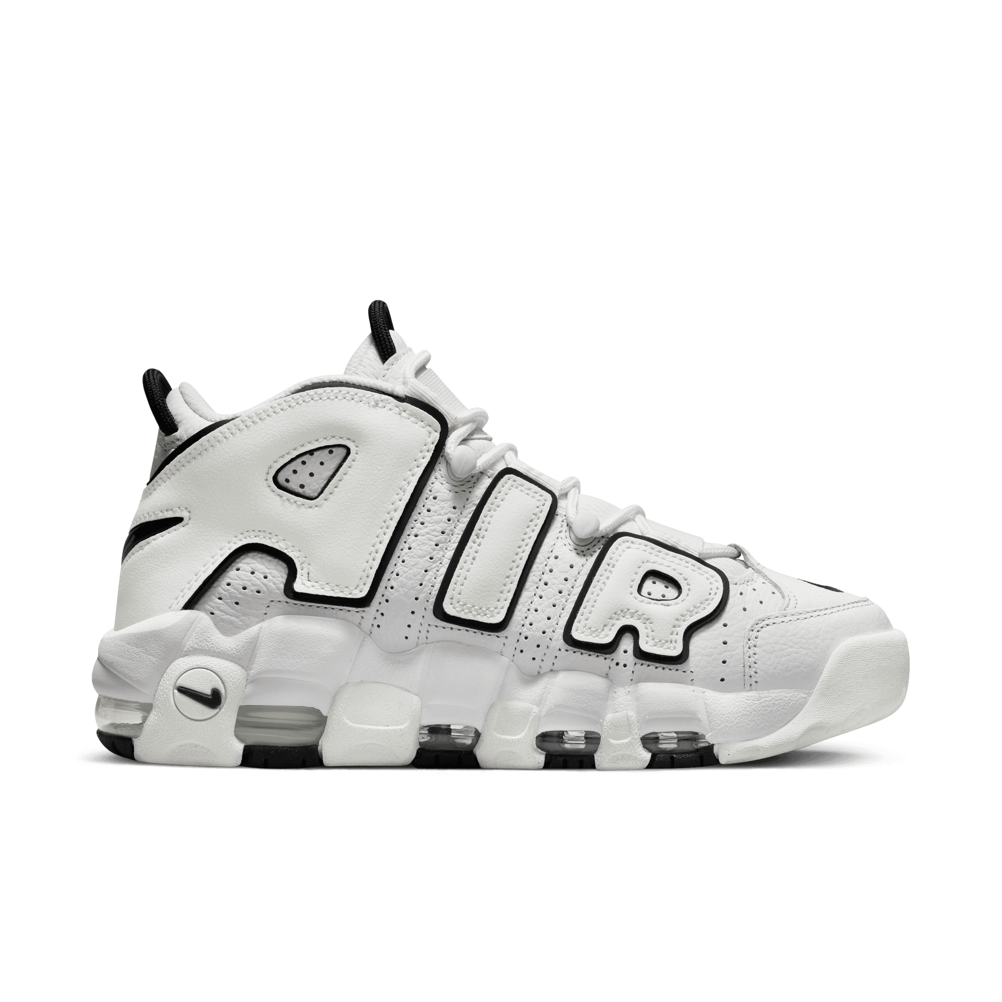 Womens Nike Air More Uptempo 'White/Black'