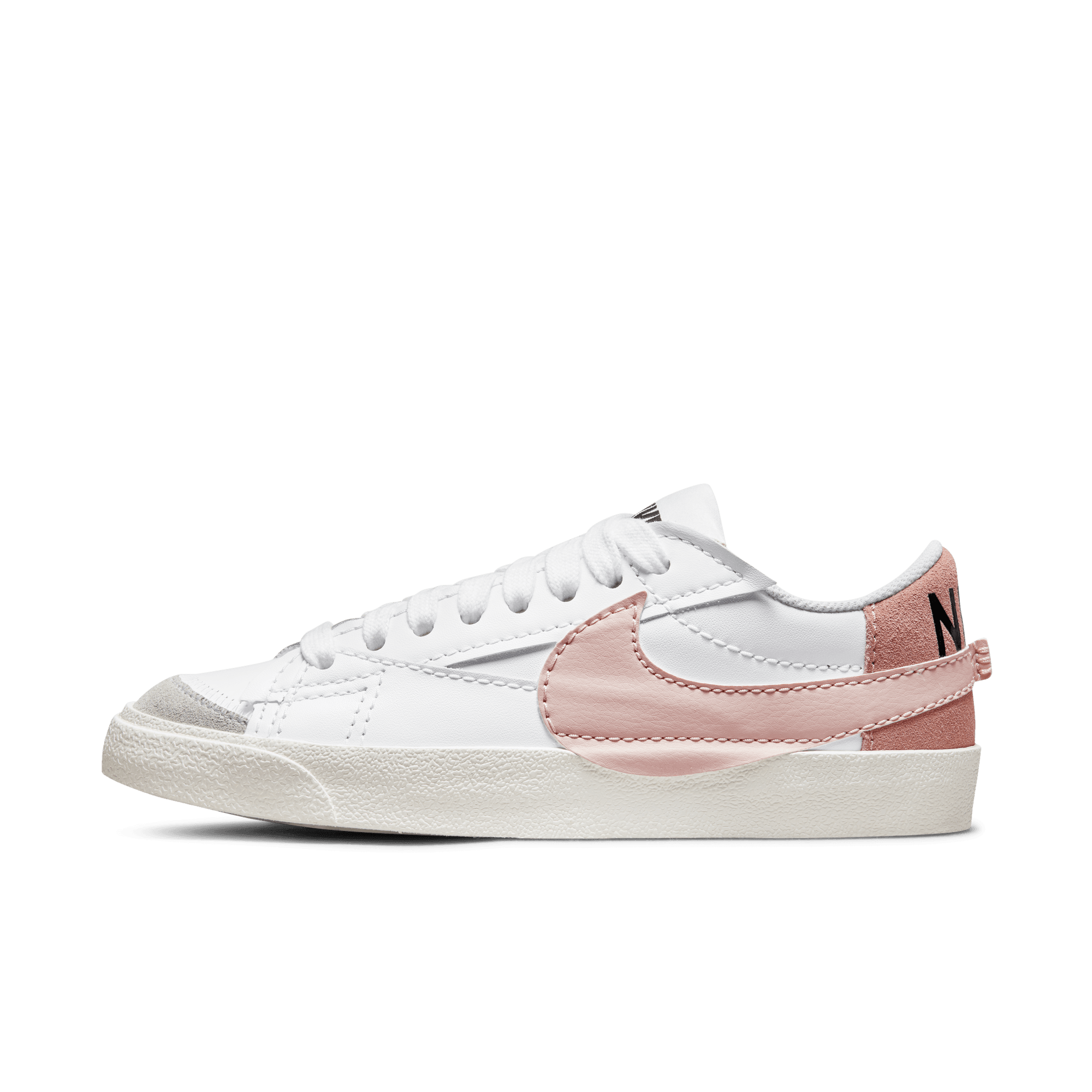 Womens Nike Blazer Low '77 Jumbo 'White/Pink'