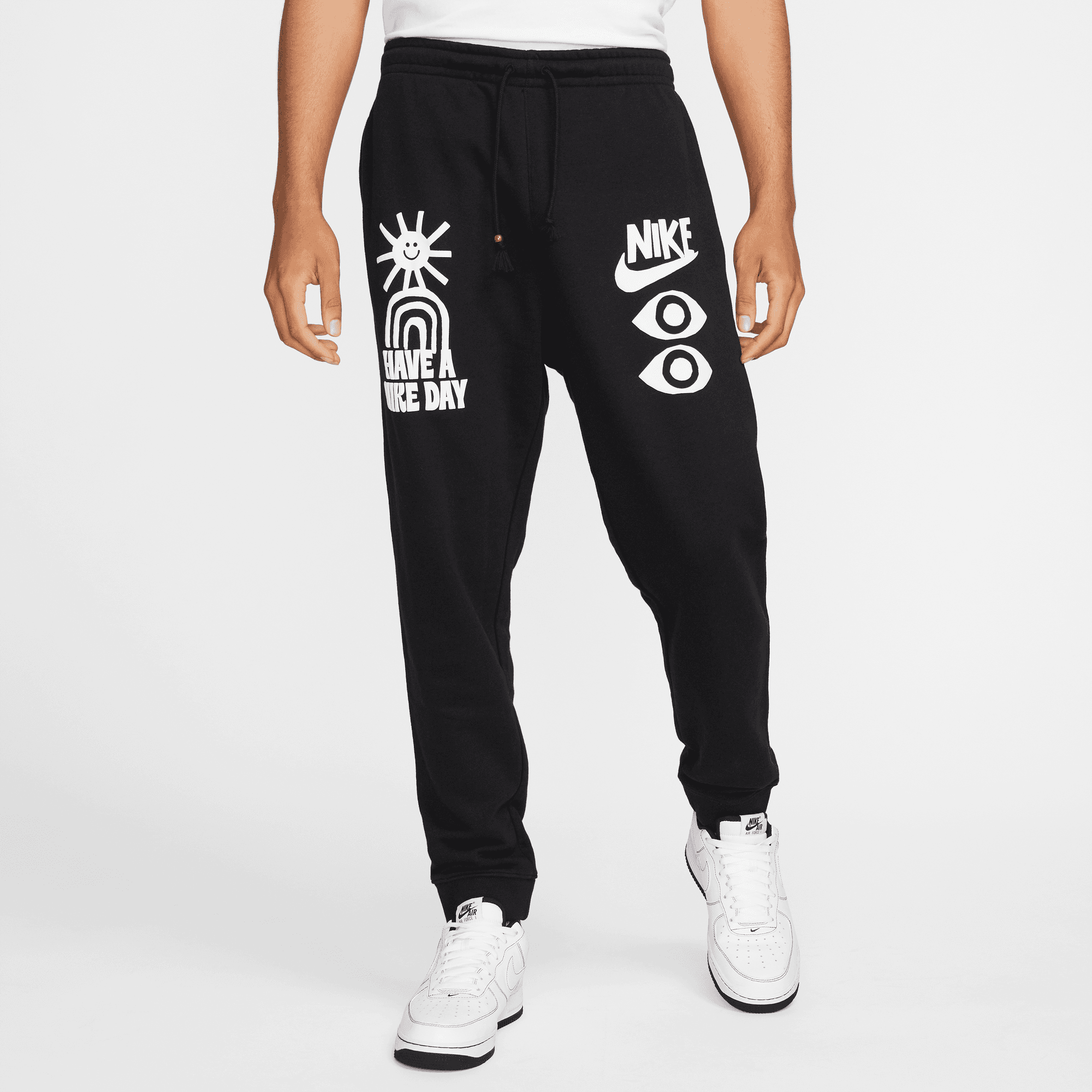 Nike Sportwear French Terry Sweatpants 'Black'