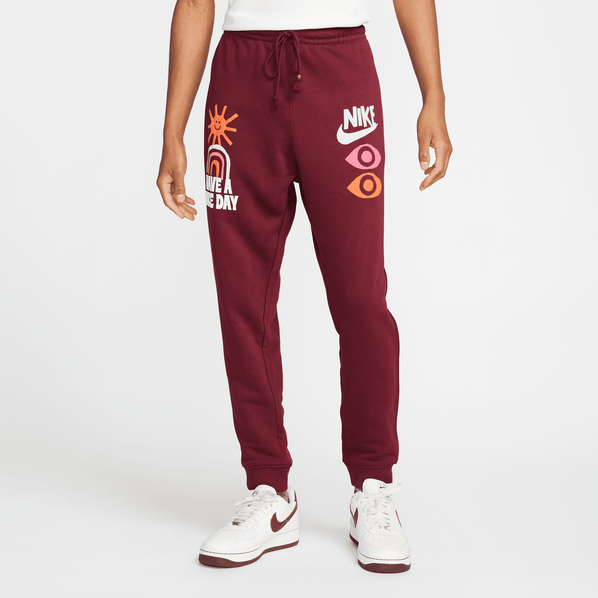 Nike Sportwear French Terry Sweatpants 'Dark Beetroot'