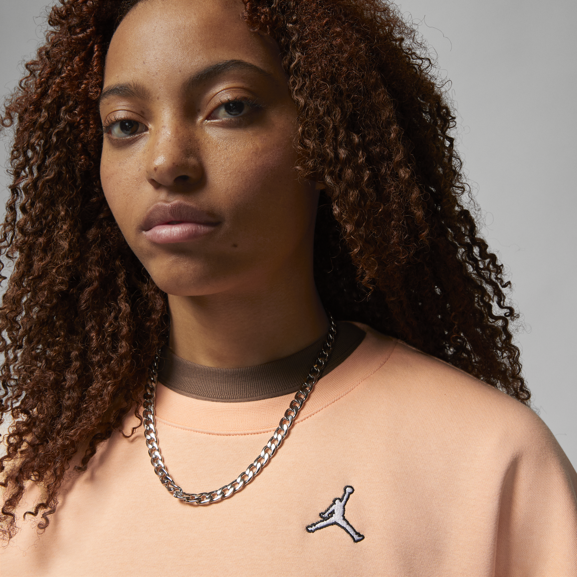 Womens Jordan Brooklyn Crewneck 'Sunset Haze'