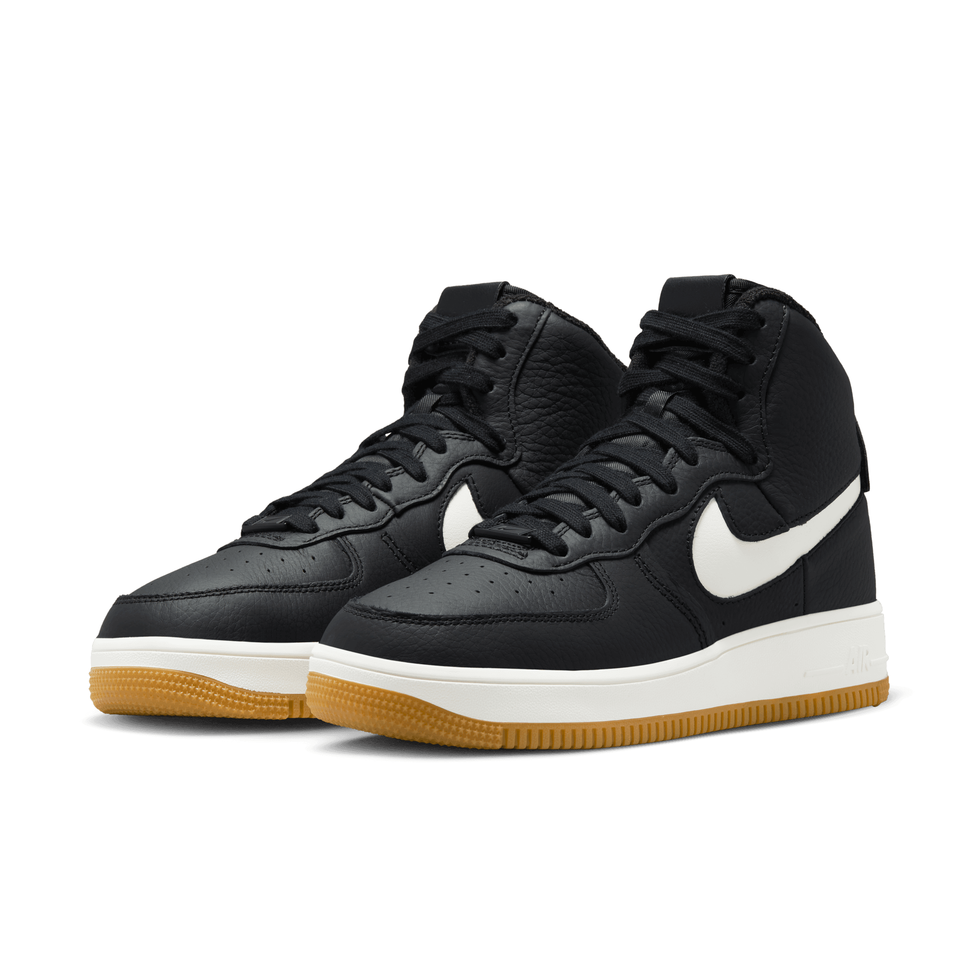 Womens Nike Air Force 1 Sculpt 'Black/Gum'