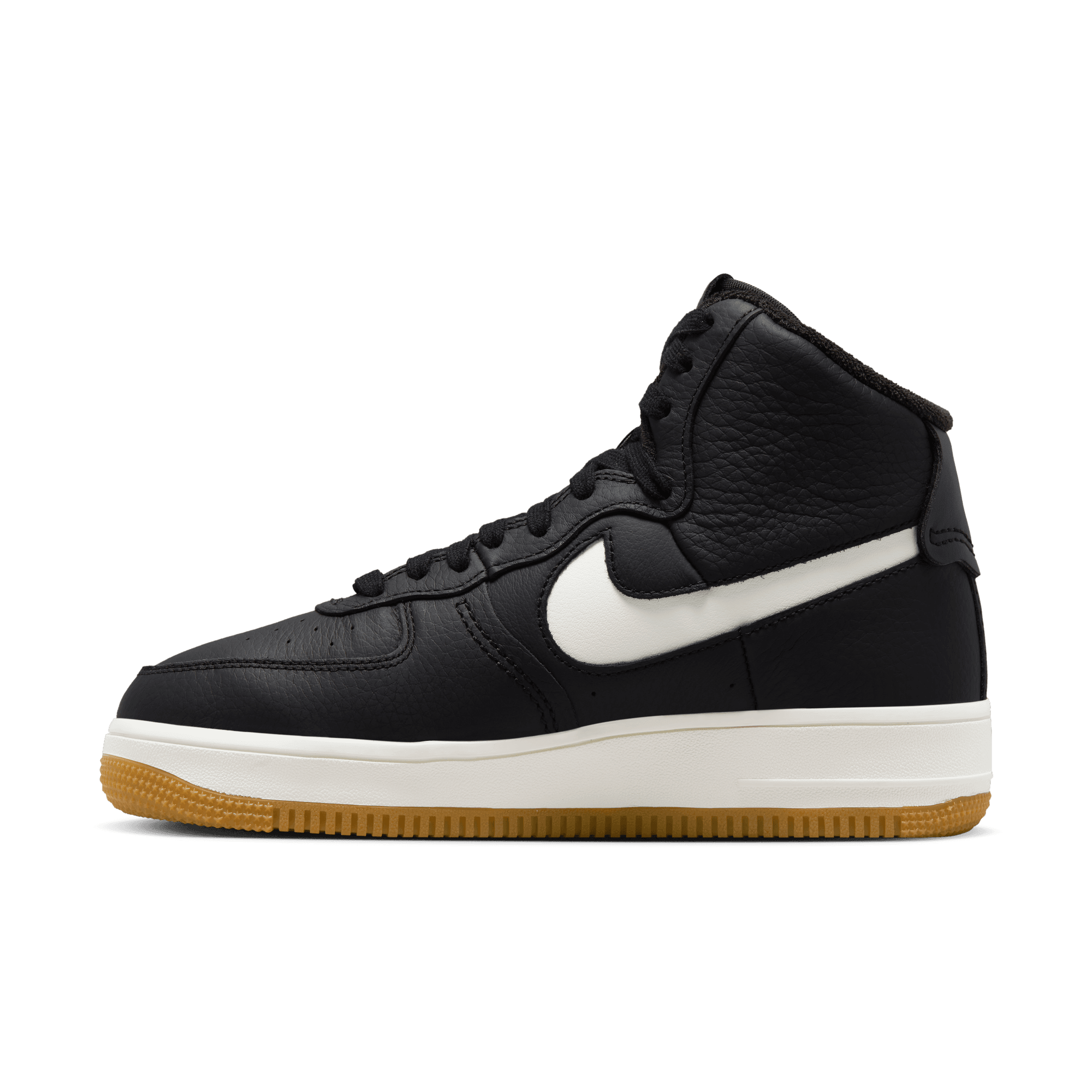 Womens Nike Air Force 1 Sculpt 'Black/Gum'